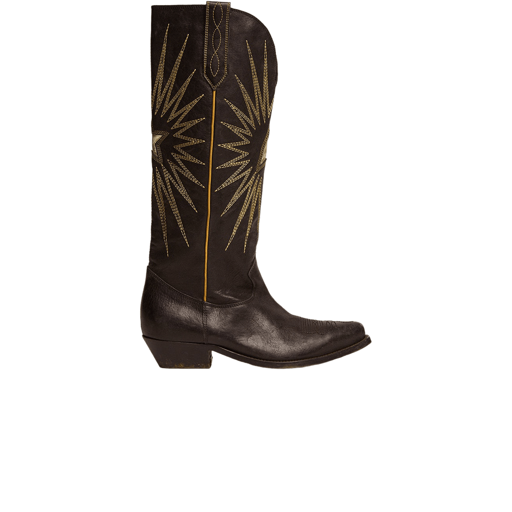 Golden Goose Wmns Wish Star Boots 'Black'