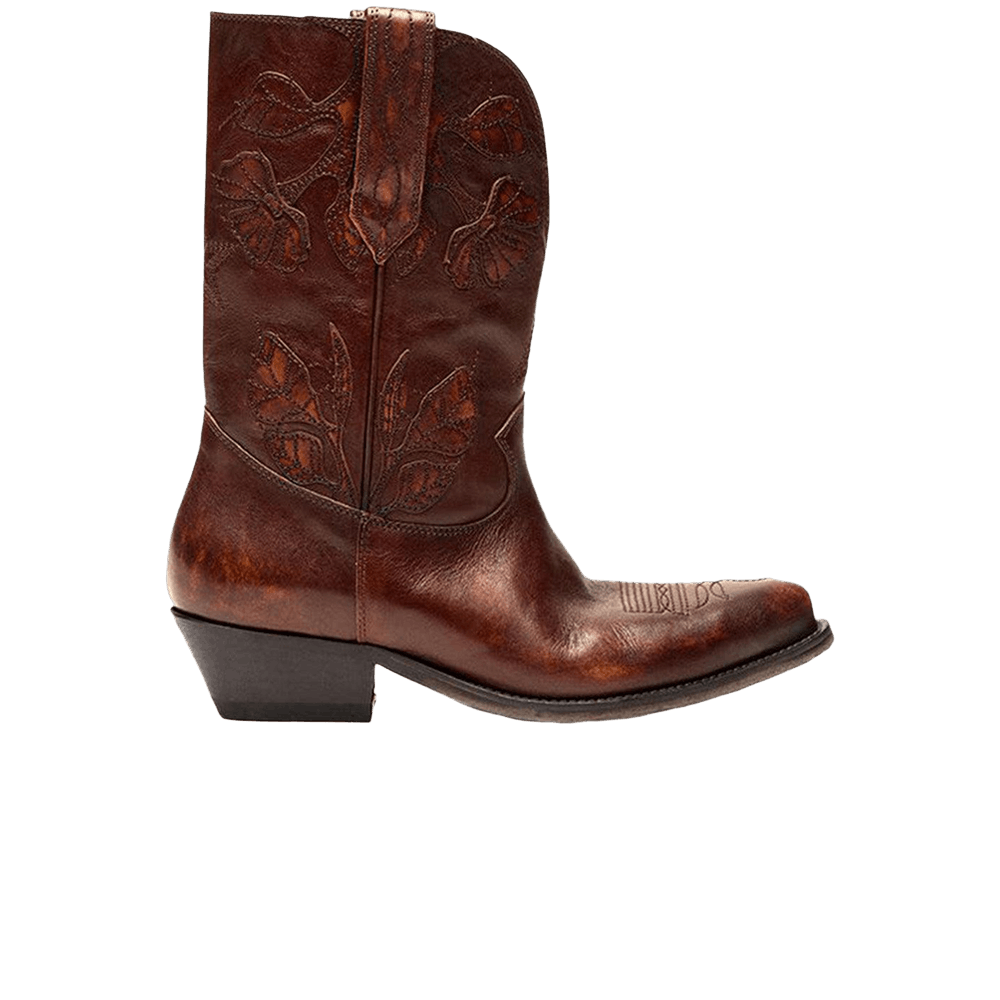 Golden Goose Wmns Wish Star Low Boot 'Dark Brown'