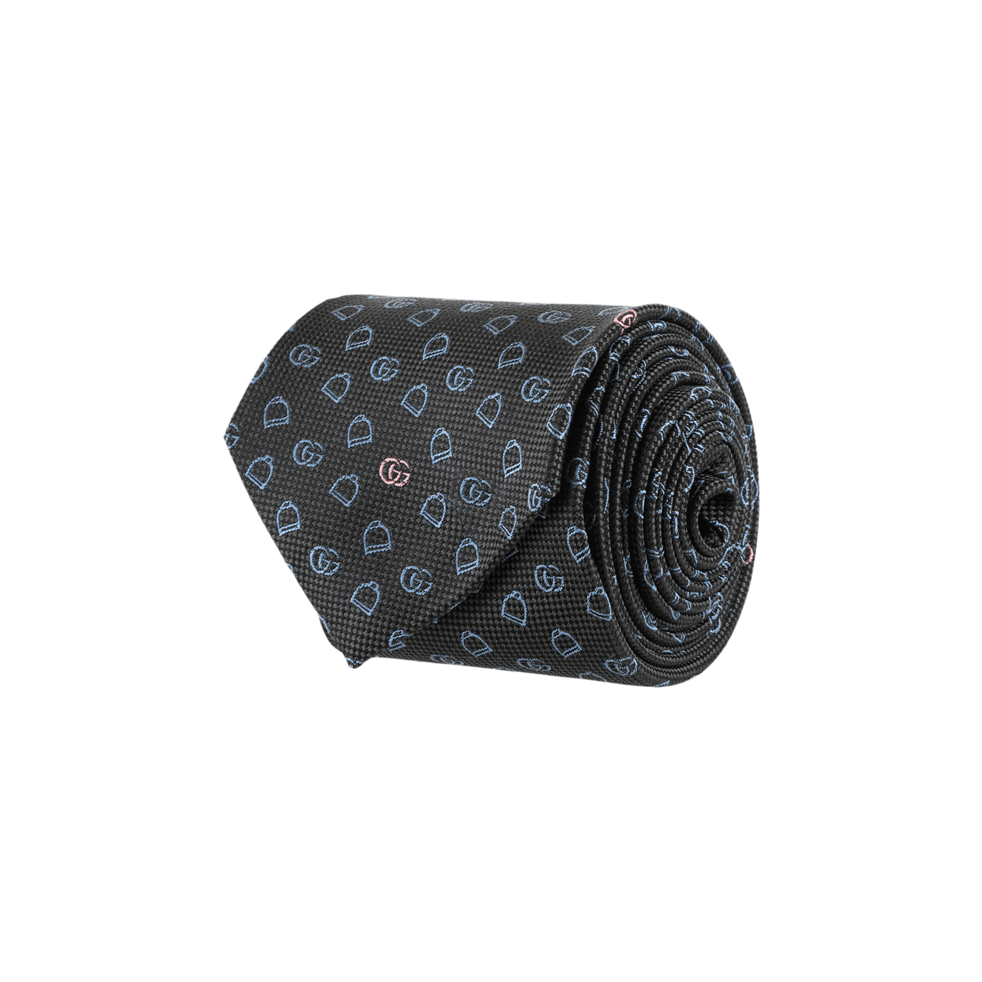 Gucci Silk Jacquard Tie 'Grey Blue'