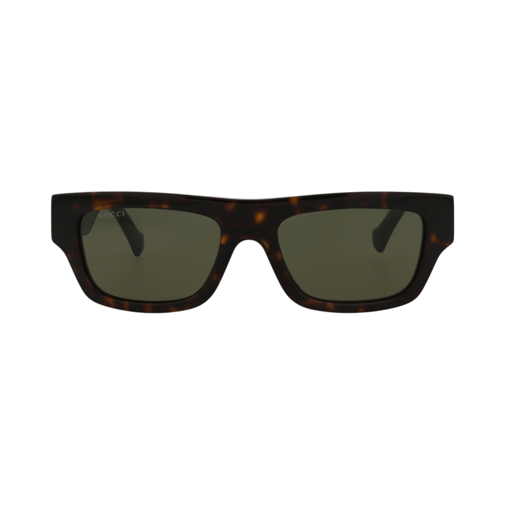 Gucci Square-Frame Recycled Acetate Sunglasses 'Havana/Green'