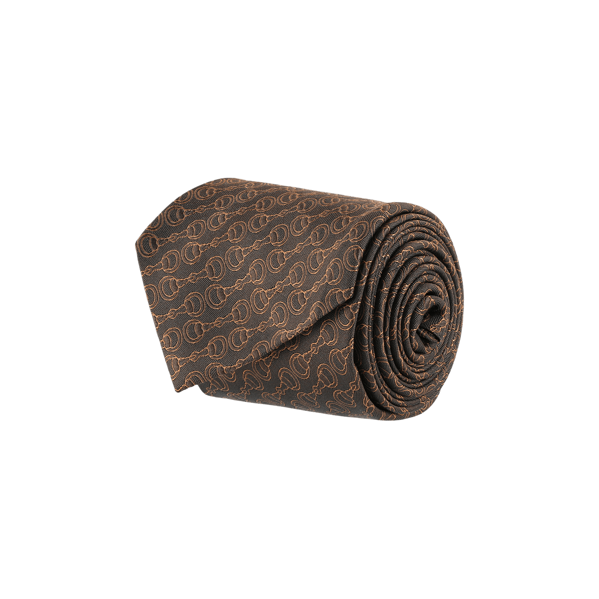 Gucci Silk Jacquard Tie 'Brown'