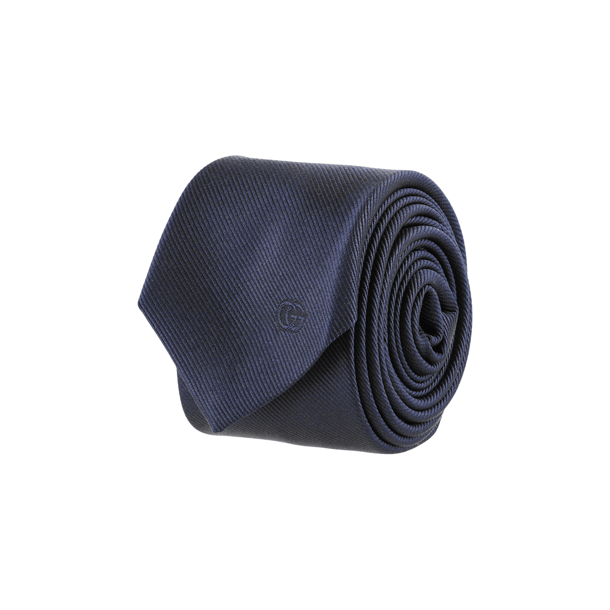 Gucci Double G Silk Jacquard Tie 'Midnight Blue'