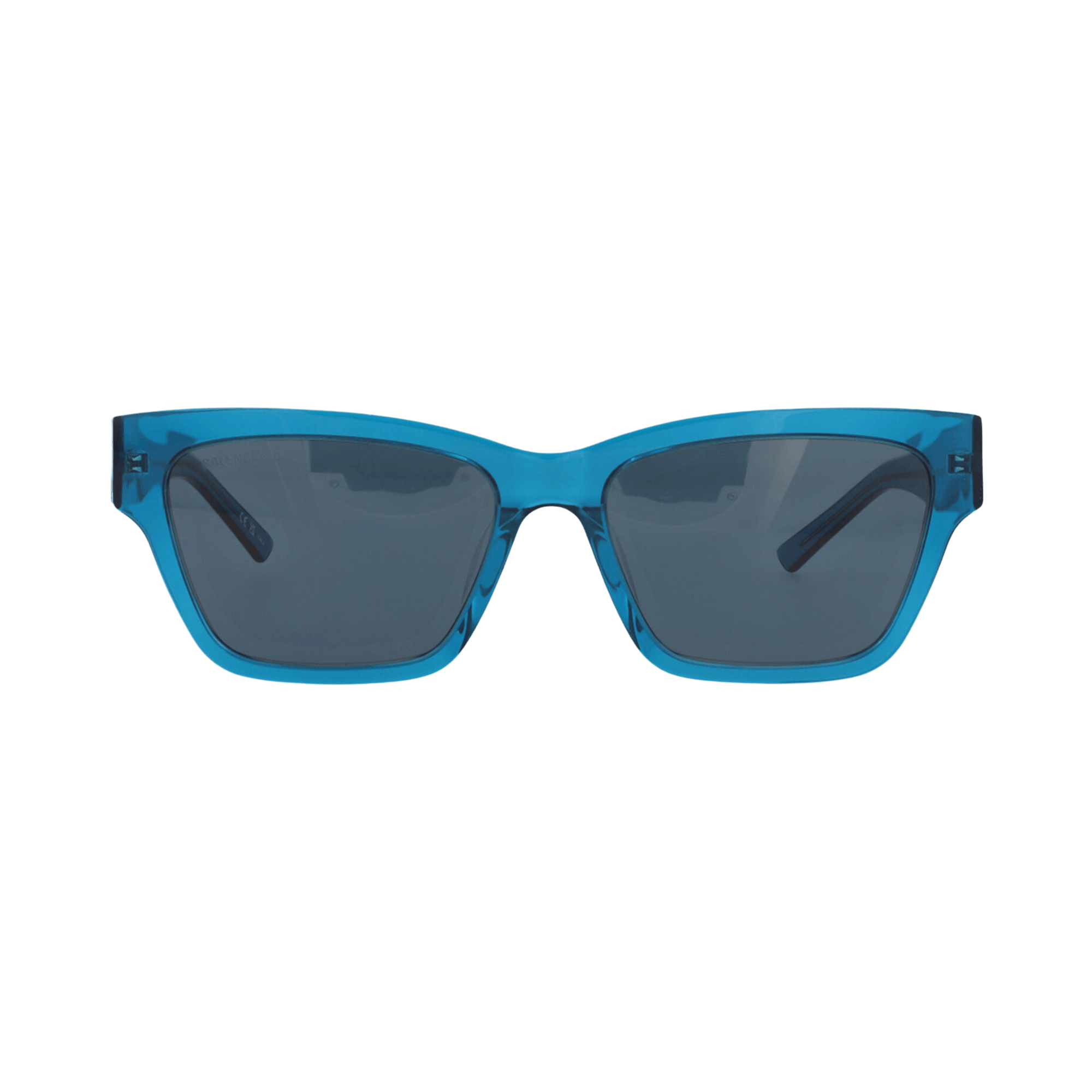 Balenciaga Square-Frame Recycled Acetate Sunglasses 'Blue'