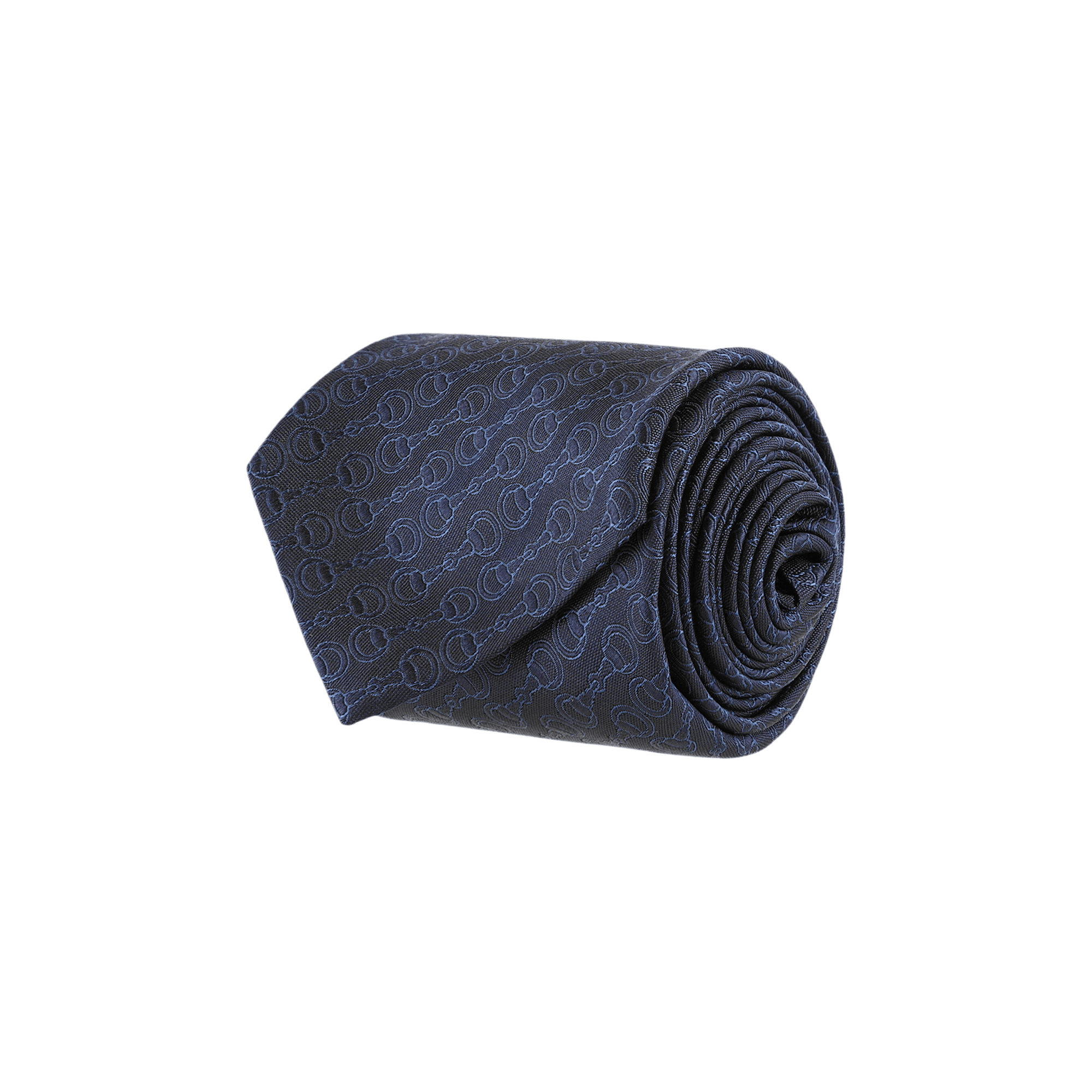 Gucci Silk Jacquard Tie 'Navy Blue'