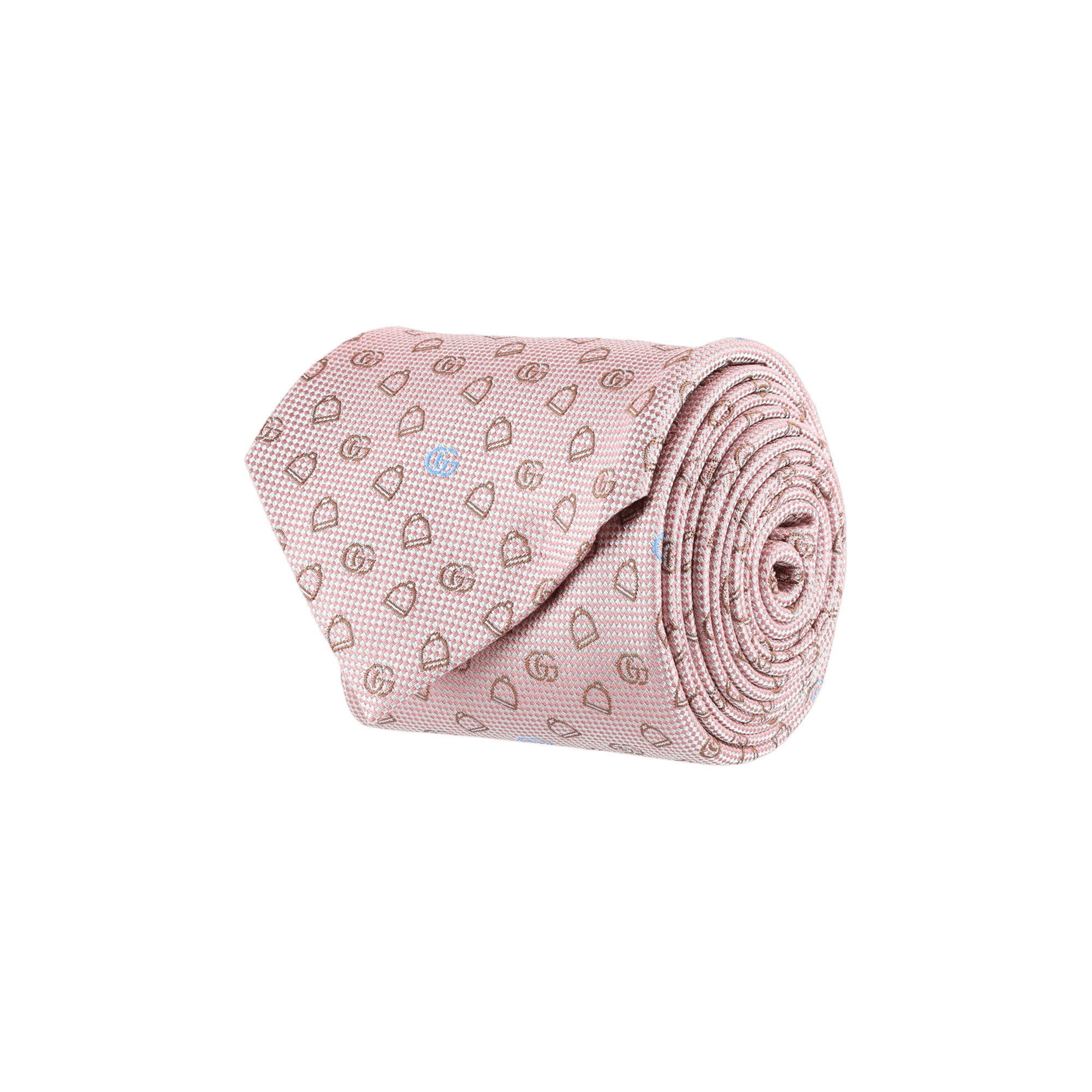 Gucci Silk Jacquard Tie 'Pink Beige'