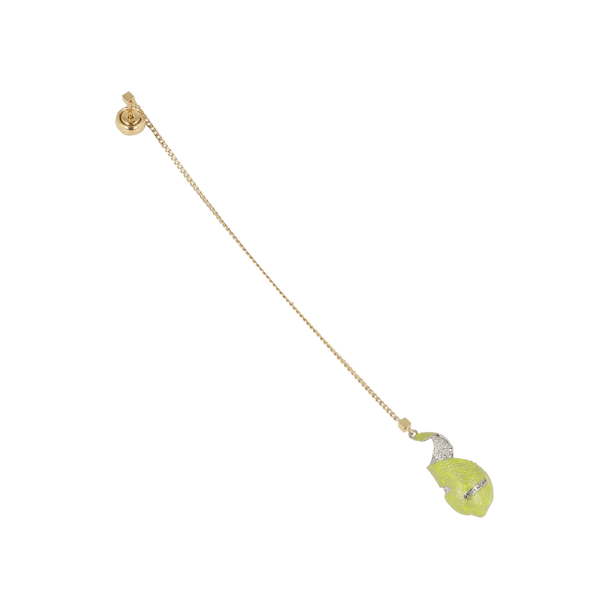 Givenchy Single Lemon Charm Earring 'Silver/Gold'