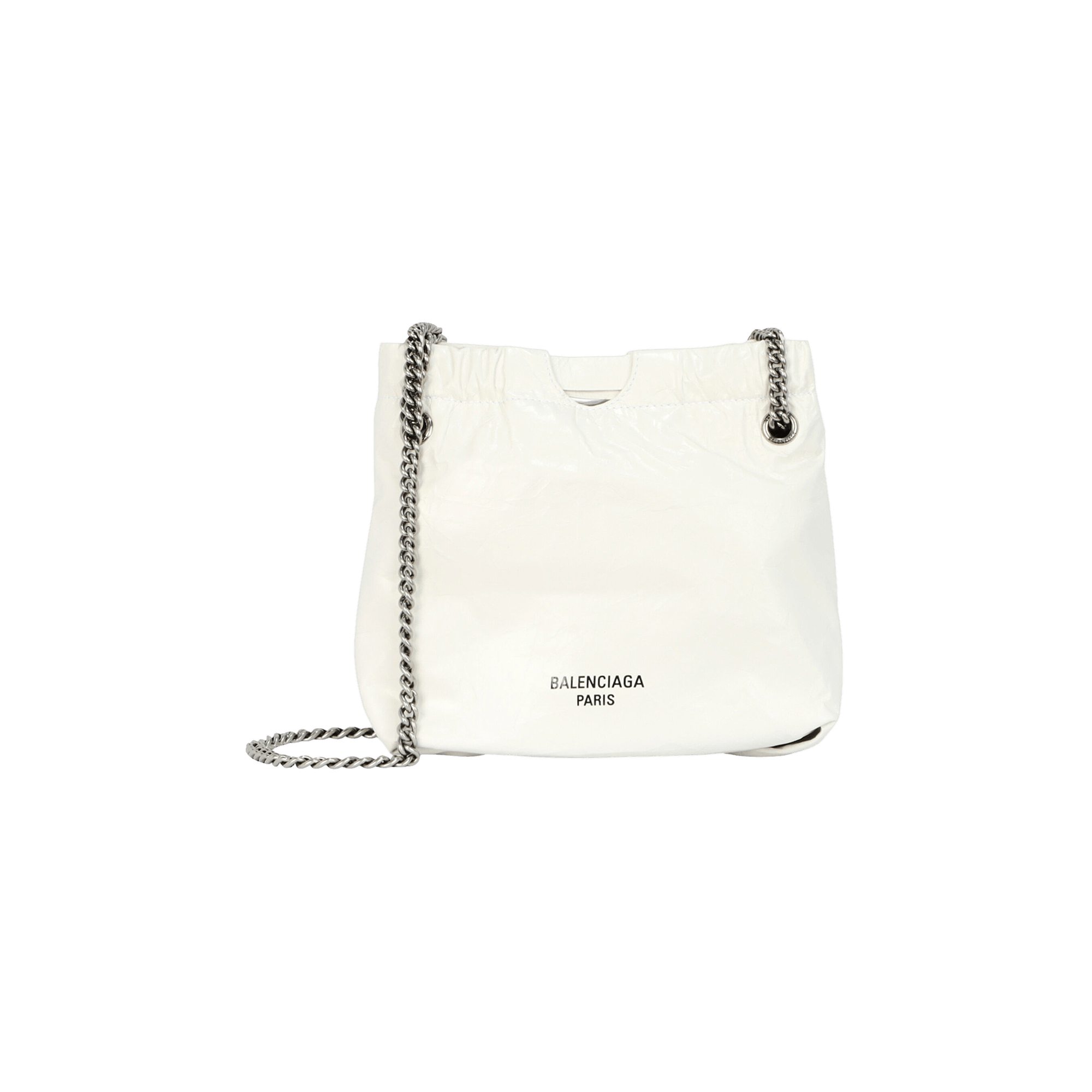 Balenciaga Crush XS Leather Tote 'Optic White'