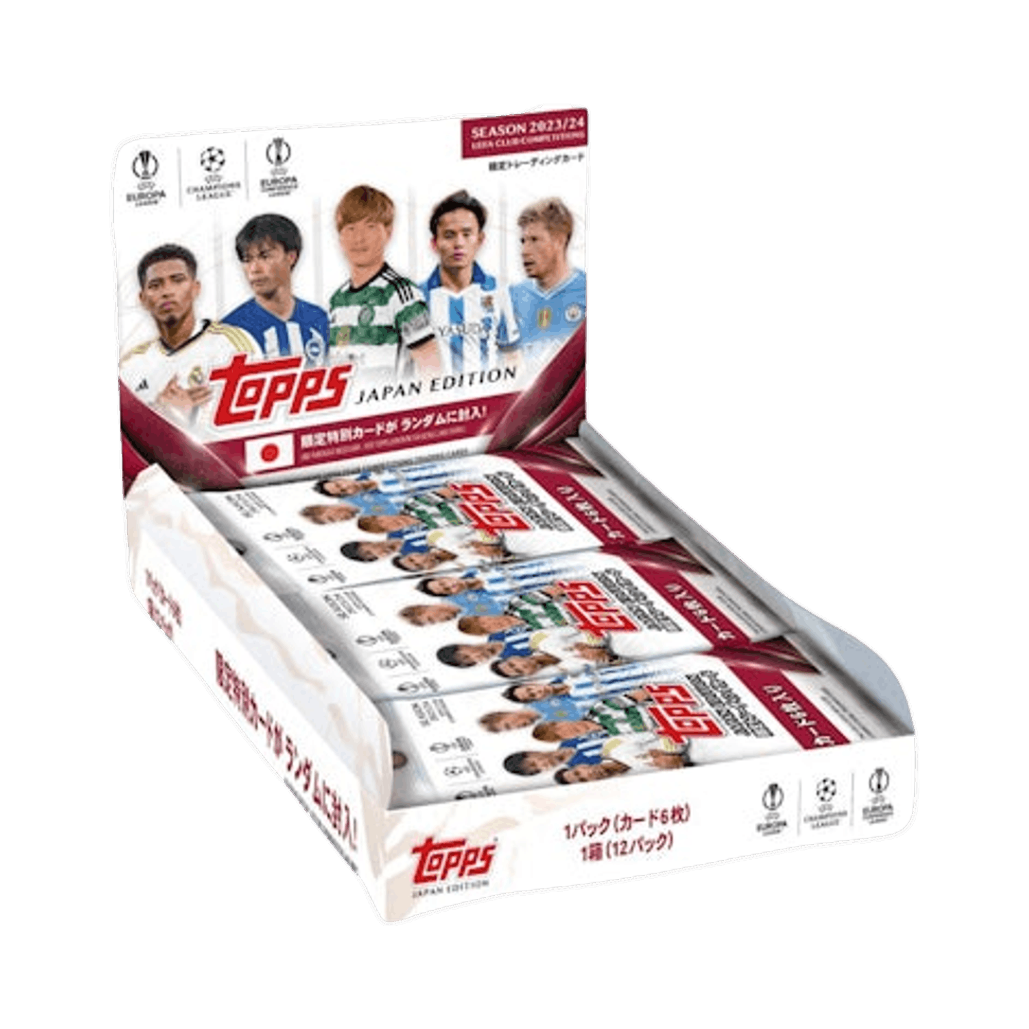 2024 Topps UEFA Champions League Soccer Hobby Box (Japan Edition)