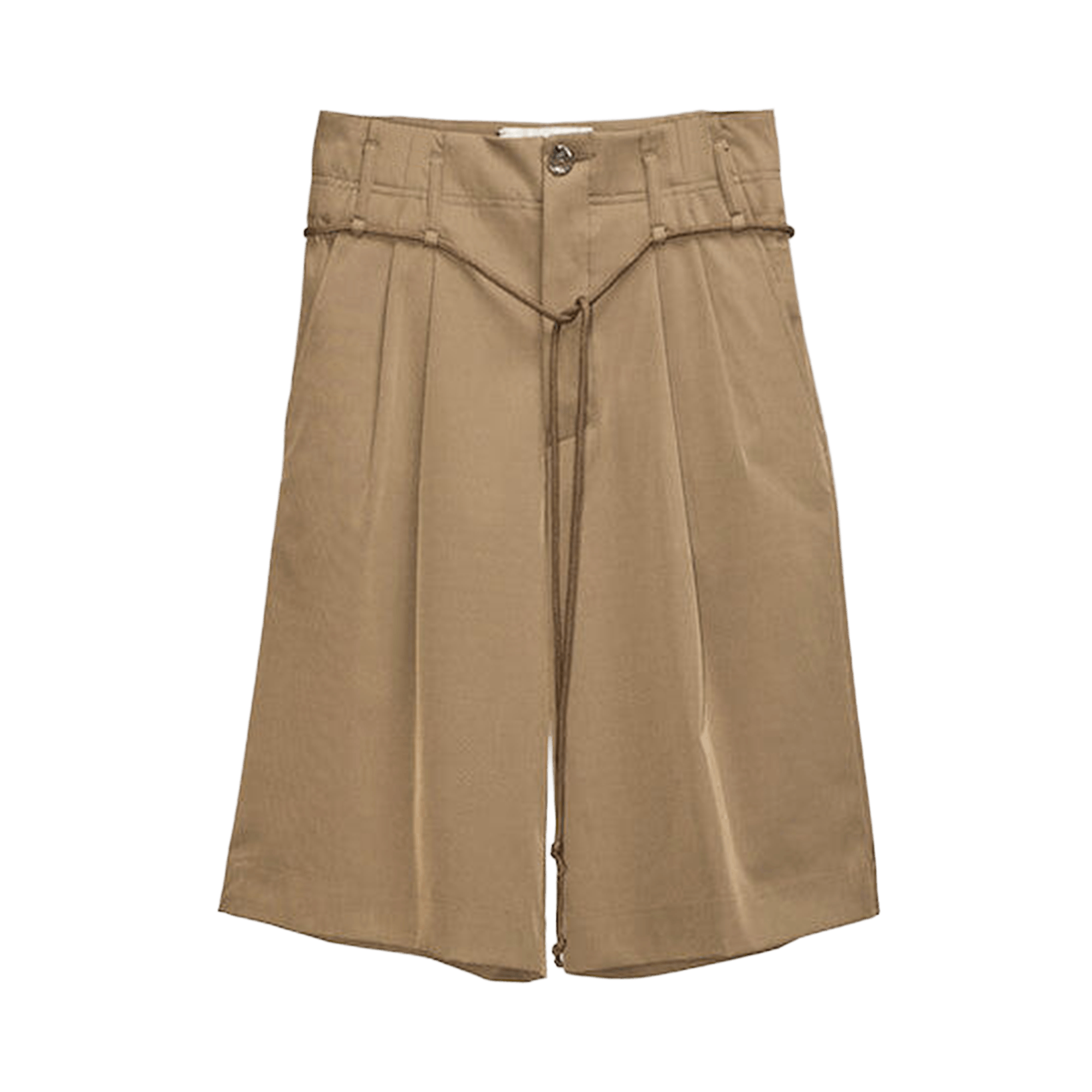 Song for the Mute Double Pleated Shorts 'Taupe'
