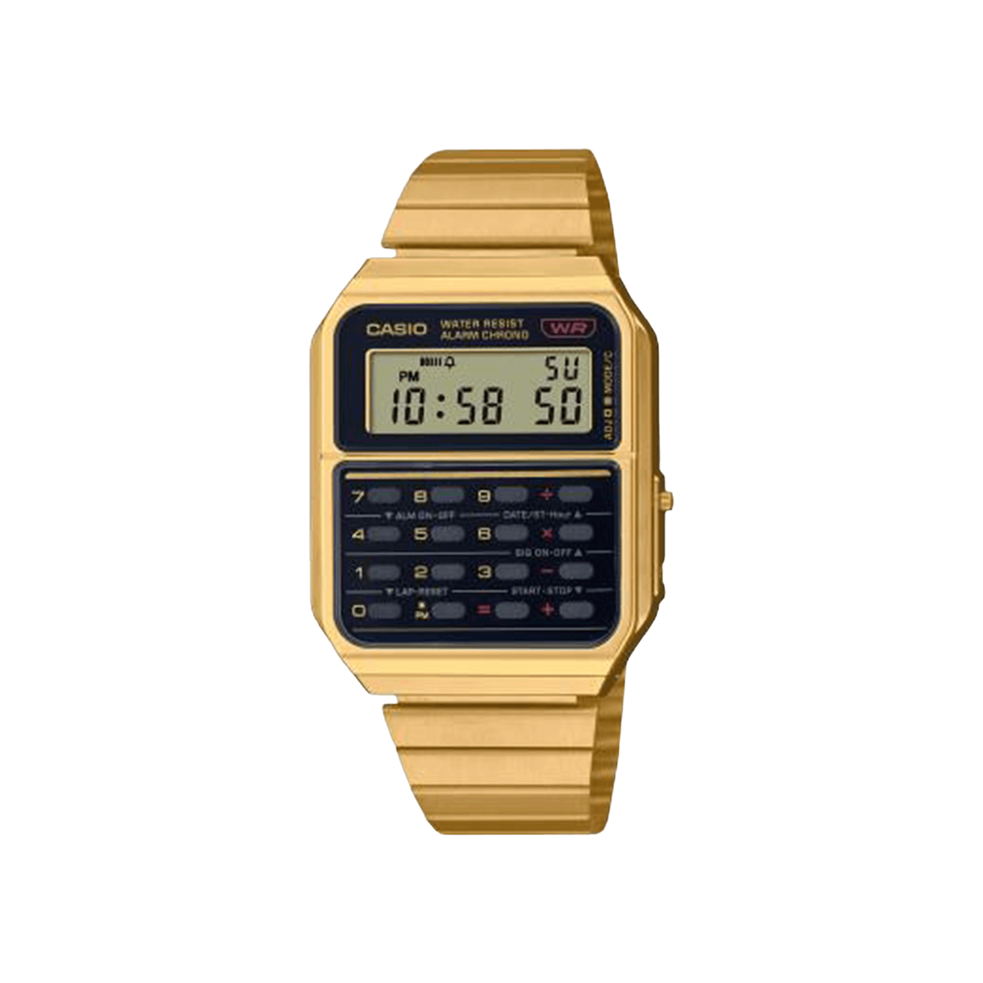 Casio Vintage Calculator Watch 'Vintage Gold'