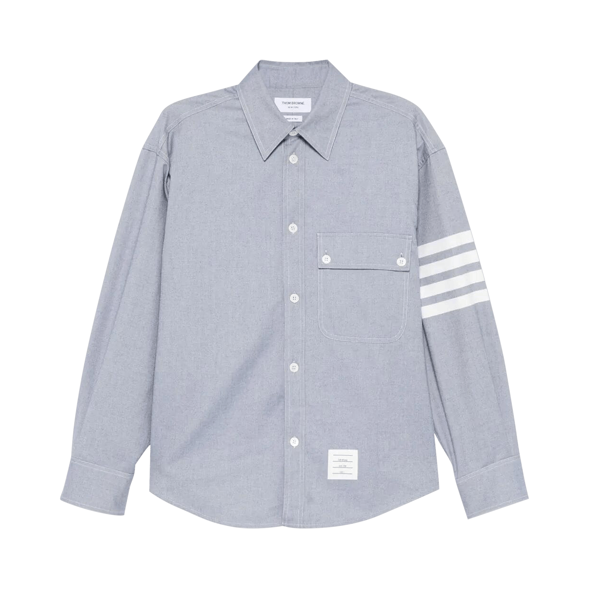 Thom Browne 4 Bar Stripe Oversized Shirt 'Light Blue'