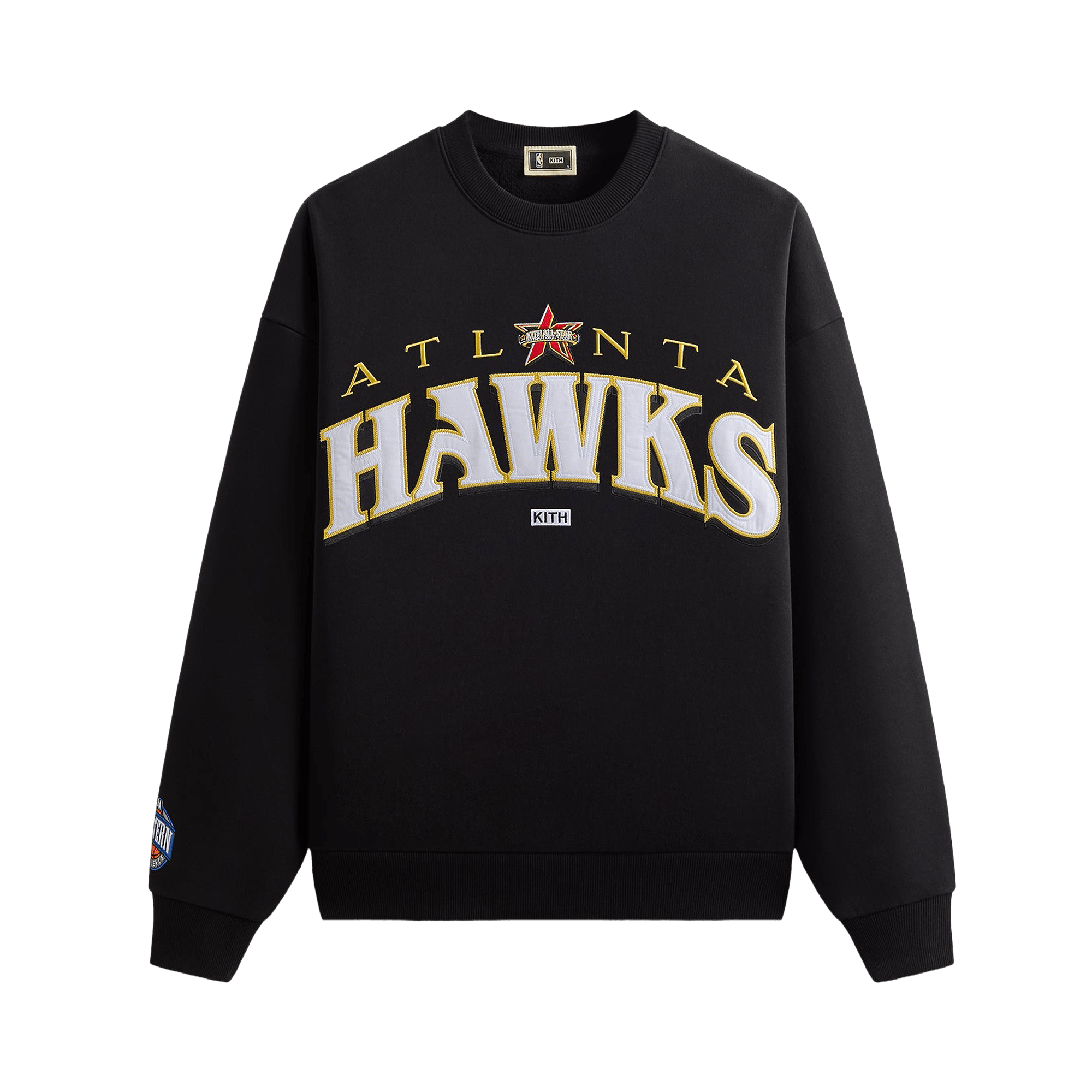Kith For NBA All-Star Atlanta Hawks Nelson Crewneck 'Black'
