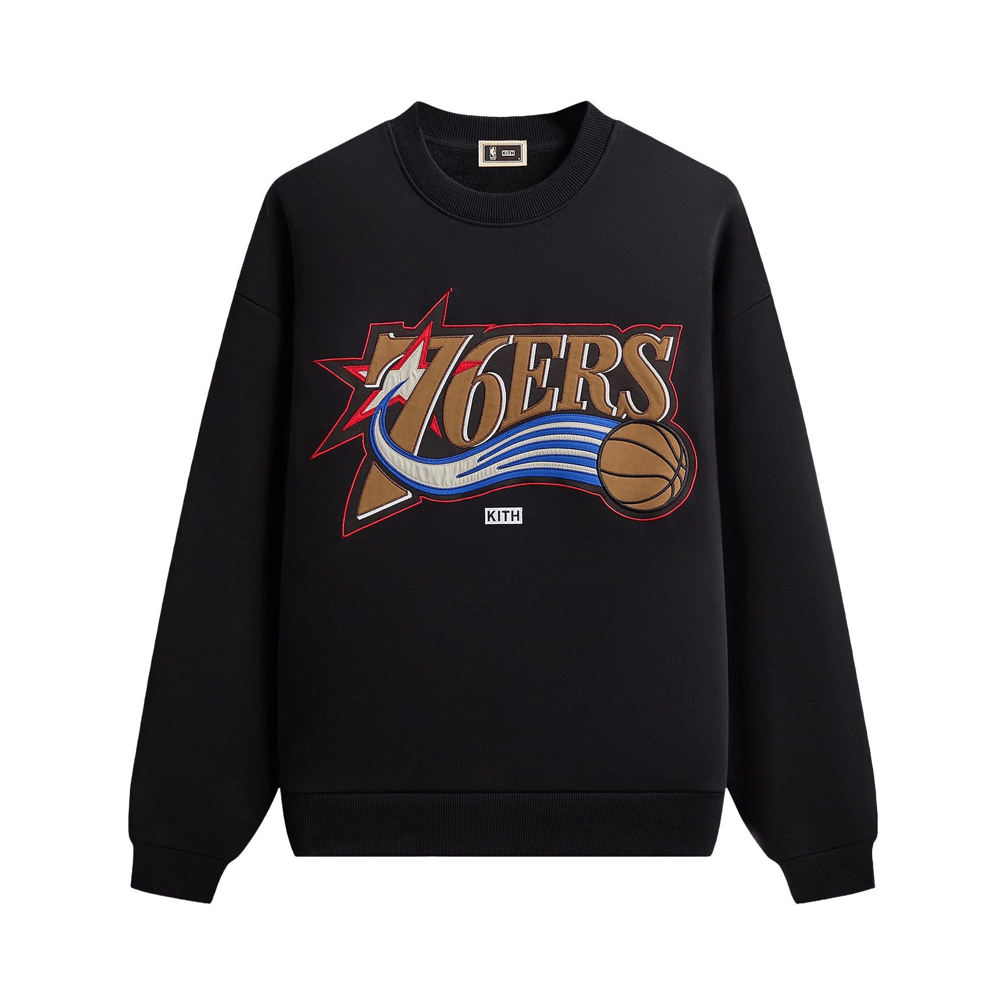 Kith For NBA All-Star Philadelphia 76ers Nelson Crewneck 'Black'