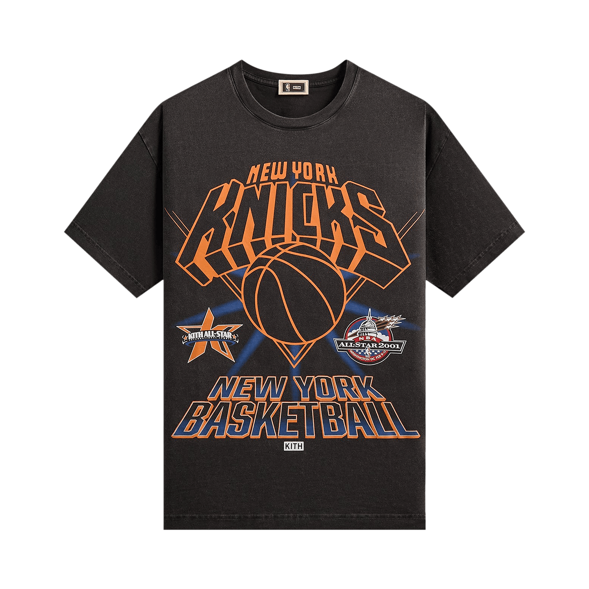 Buy Kith & Nike For New York Knicks Long-Sleeve Tee 'Black
