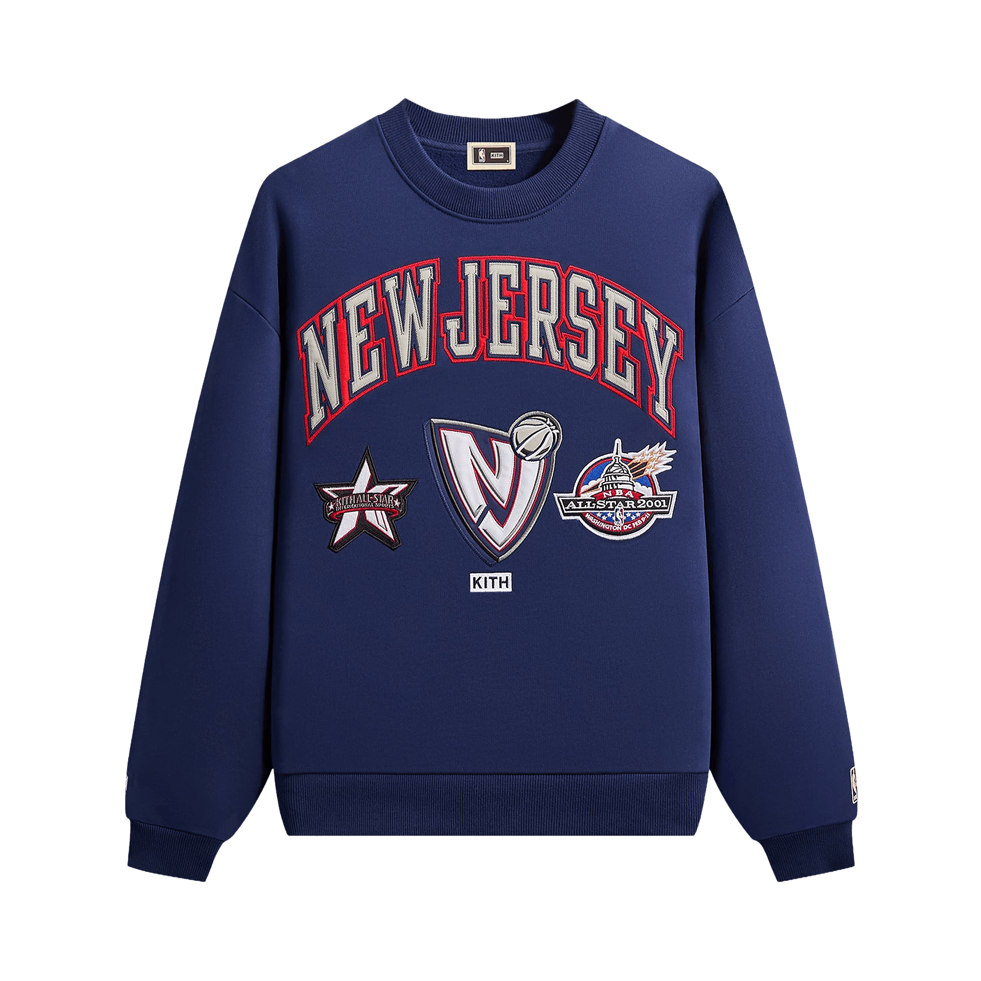 Kith For NBA All-Star New Jersey Nets Nelson Crewneck 'Quantum'