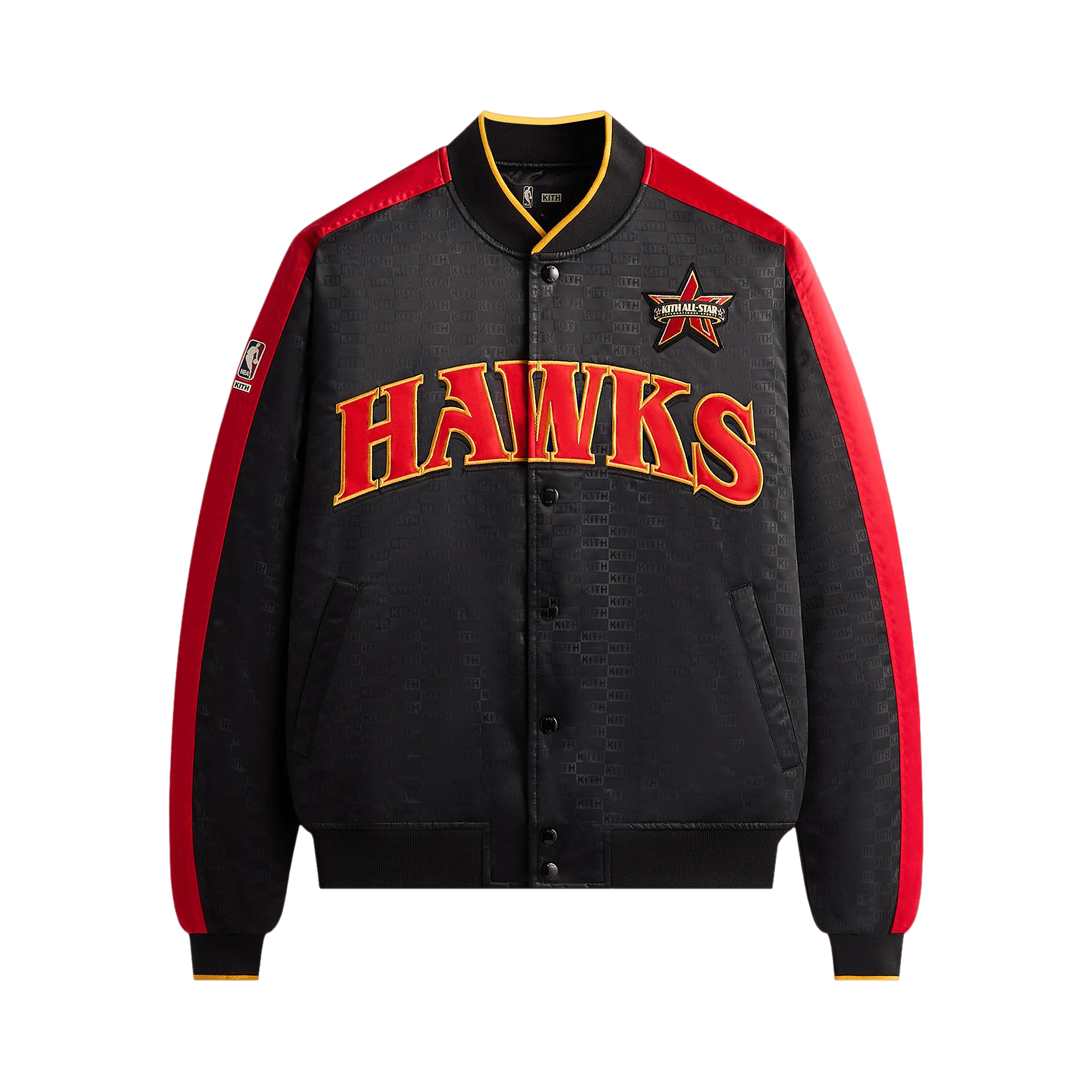 Kith For NBA All-Star Atlanta Hawks Bomber Jacket 'Black'