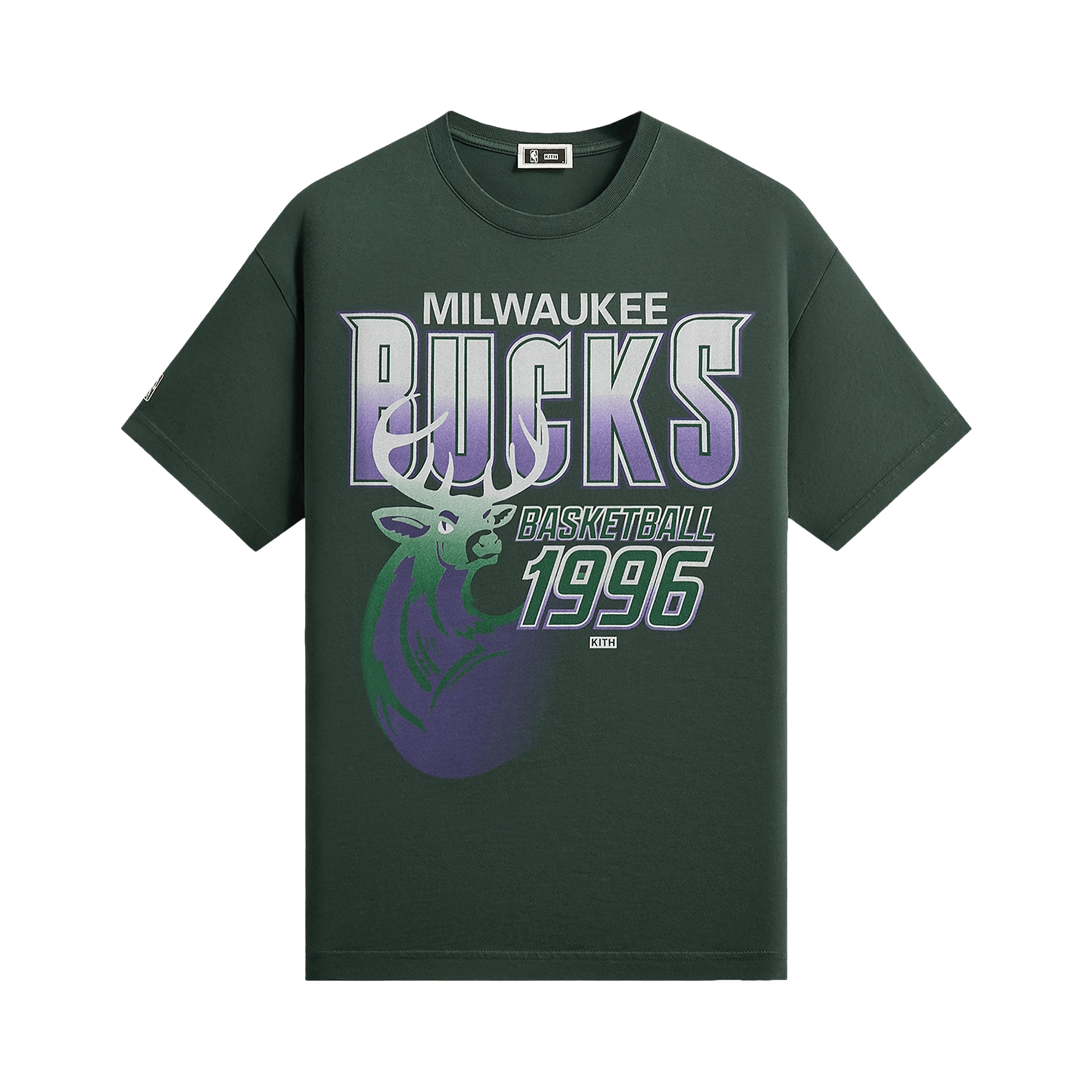 Kith For NBA All-Star Milwaukee Bucks Vintage Tee 'Stadium'