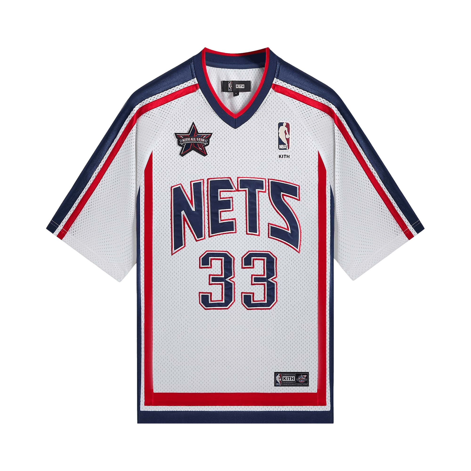 Kith For NBA All-Star New Jersey Nets Leon Shirt 'White'