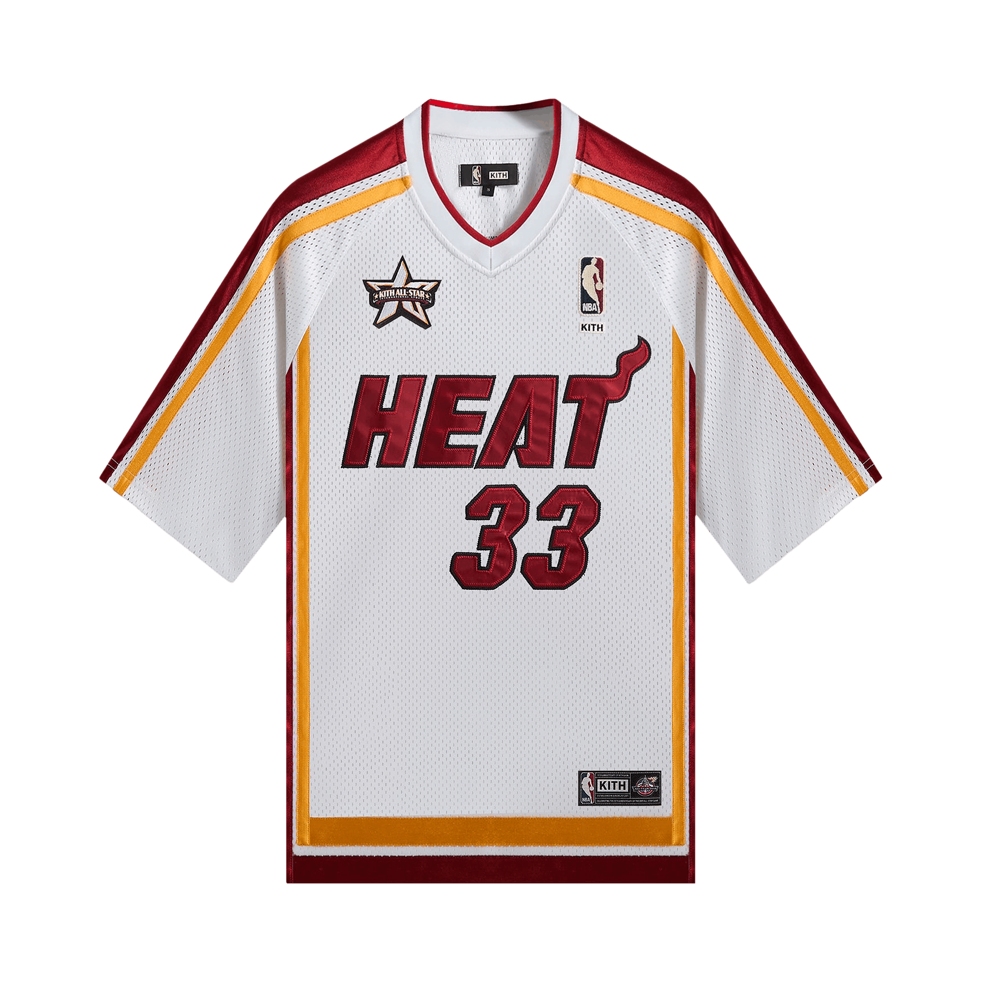 Kith For NBA All-Star Miami Heat Leon Shirt 'White'