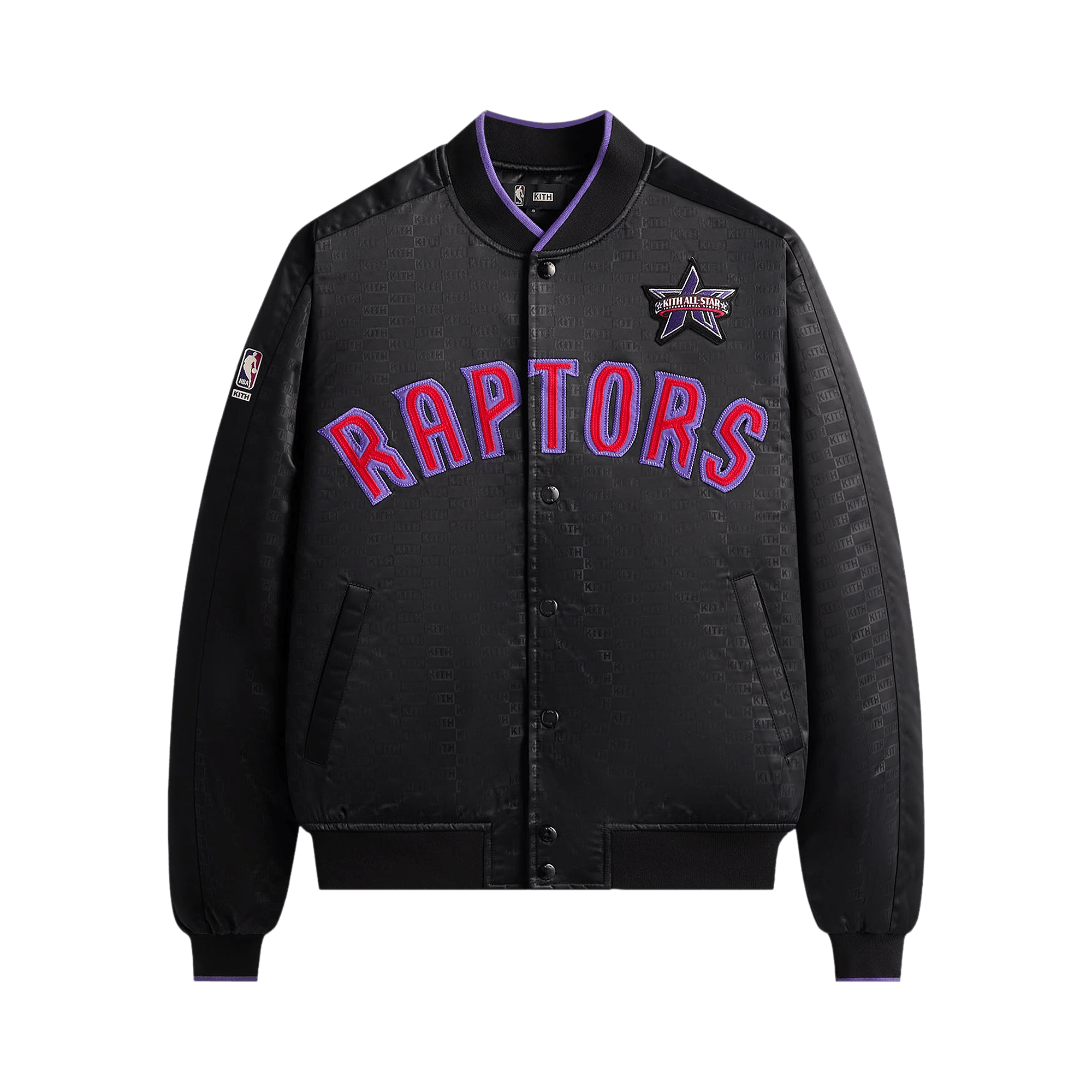 Kith For NBA All-Star Toronto Raptors Bomber Jacket 'Black'