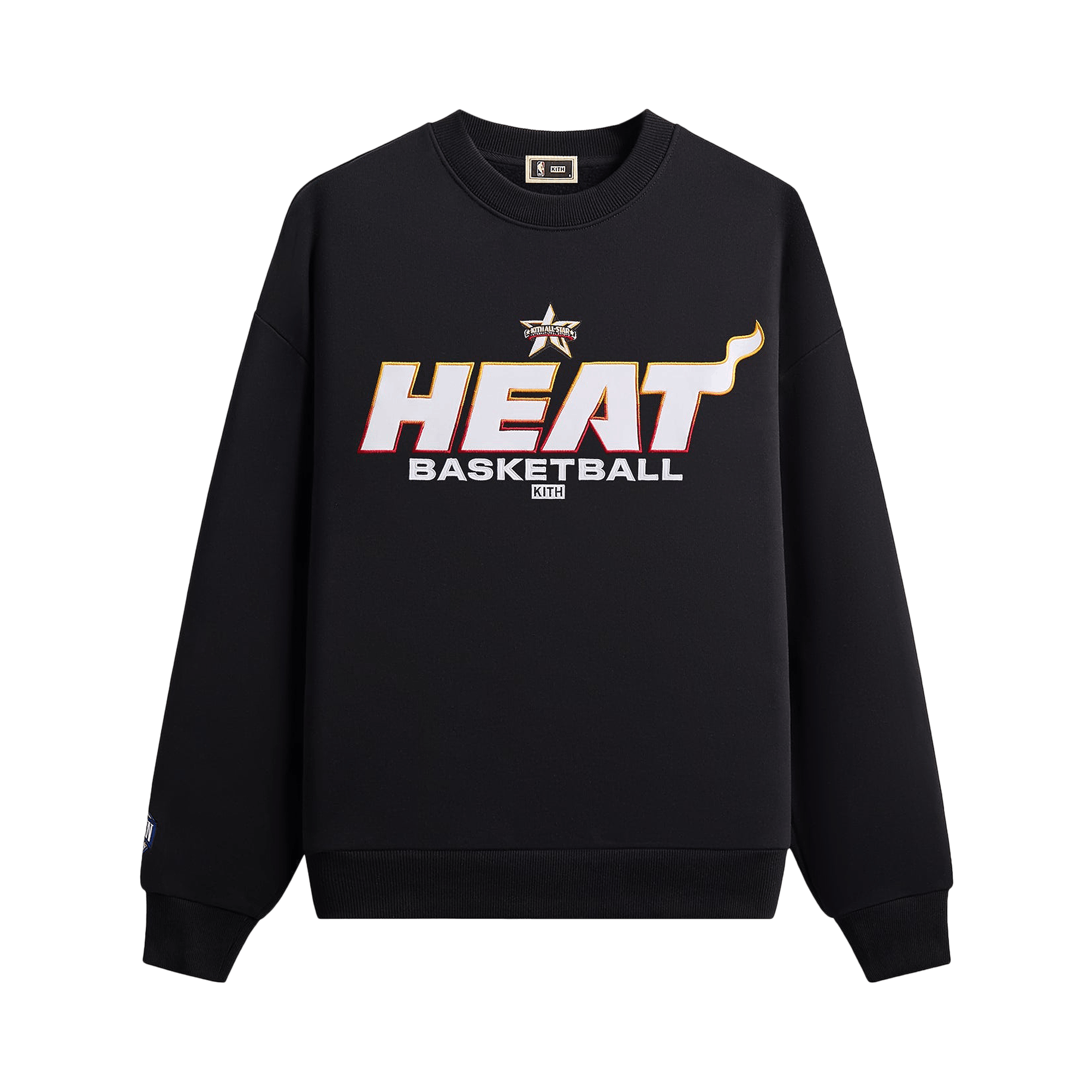 Kith For NBA All-Star Miami Heat Nelson Crewneck 'Black'