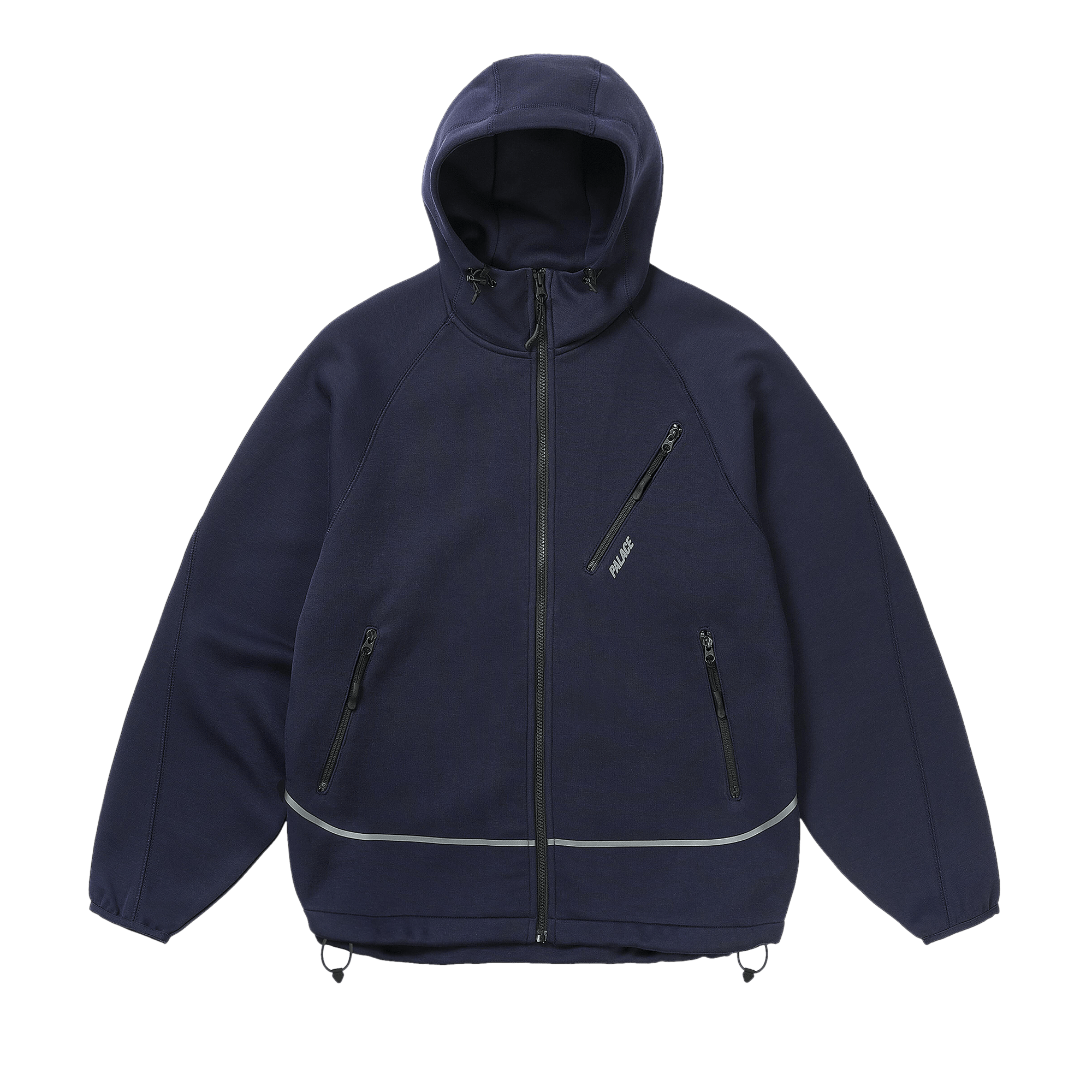 Palace Sporty Zip Hood 'Deep Sea Blue'