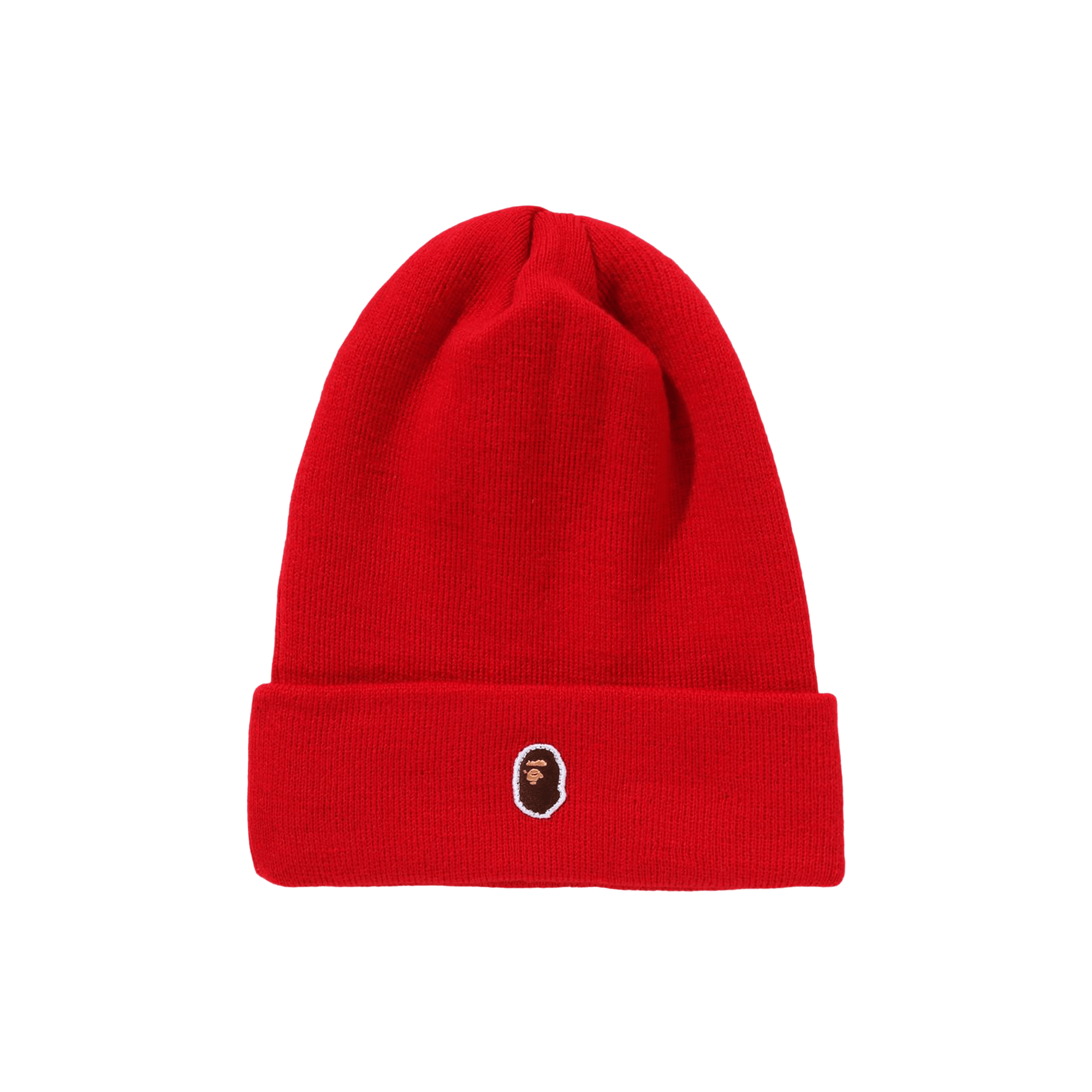 BAPE Ape Head One Point x New Era Knit Cap 'Red'