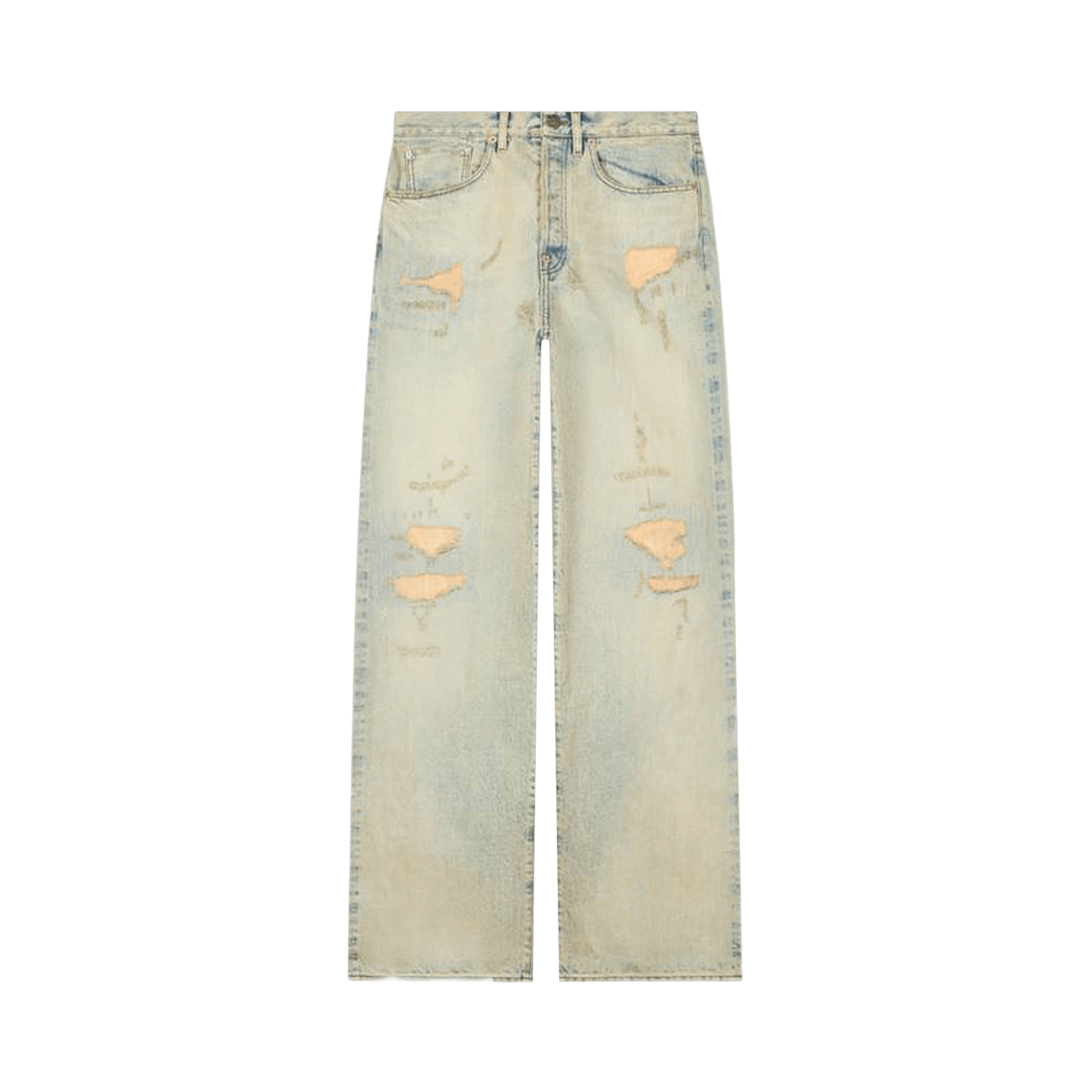 Kenzo Turn Up Wide Fit Jeans 'White'