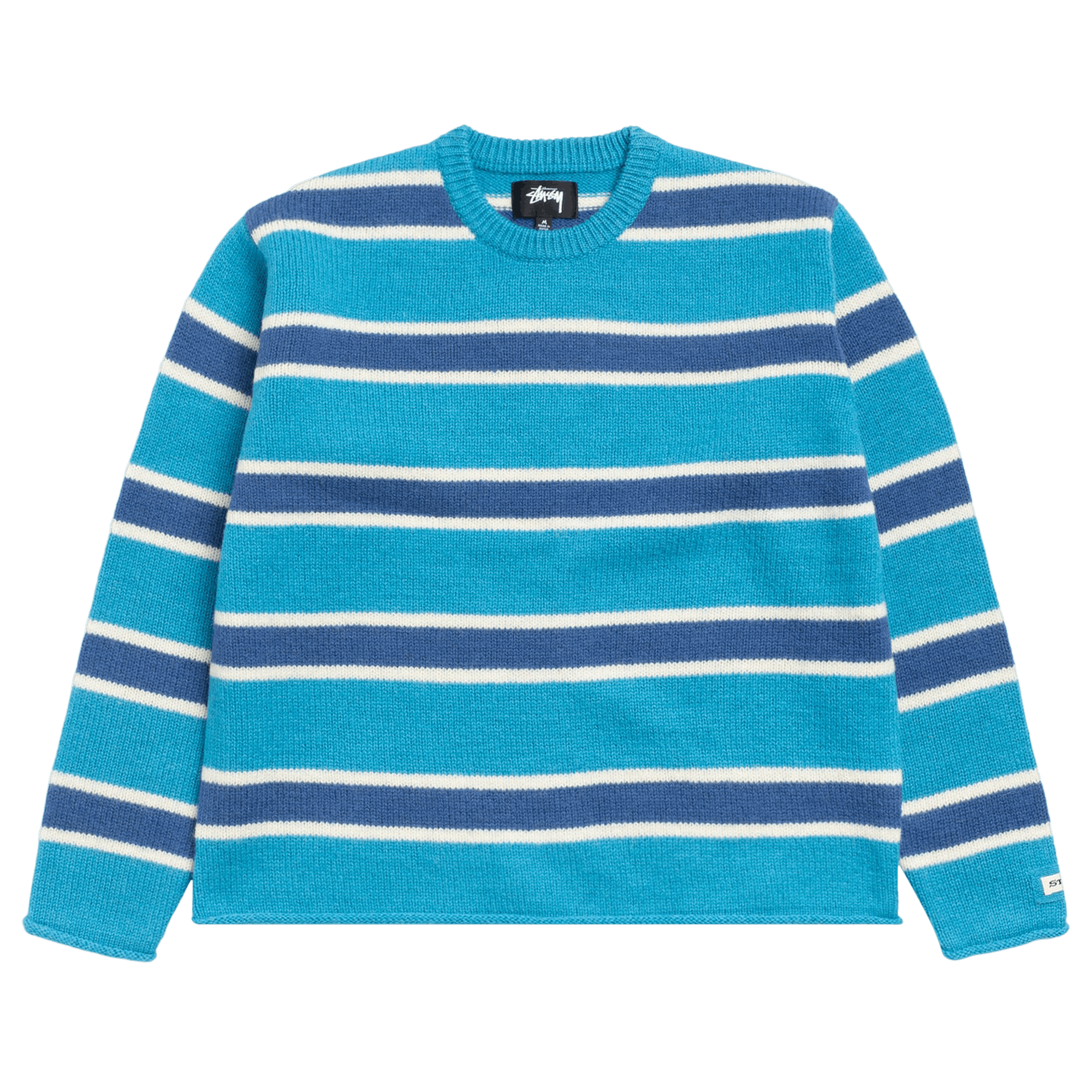 Stussy Striped Wool Sweater 'Blue'