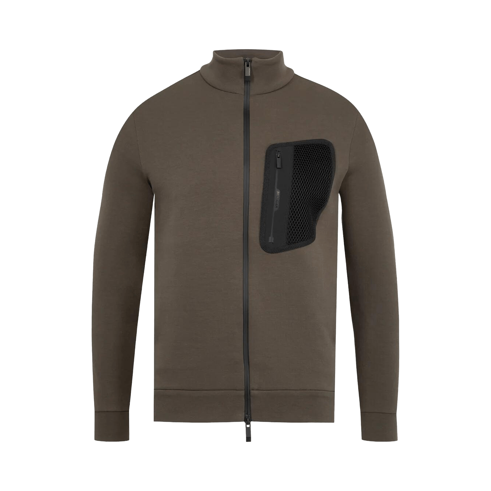 Moncler Zip Up Cardigan 'Brown'