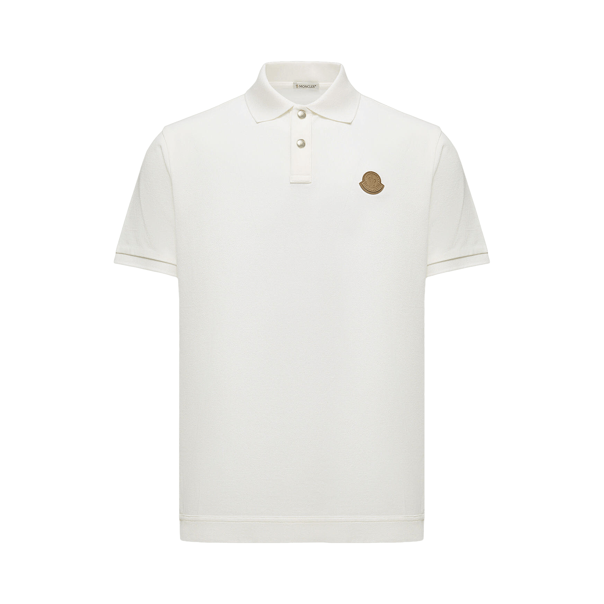 Moncler Short-Sleeve Polo 'White'