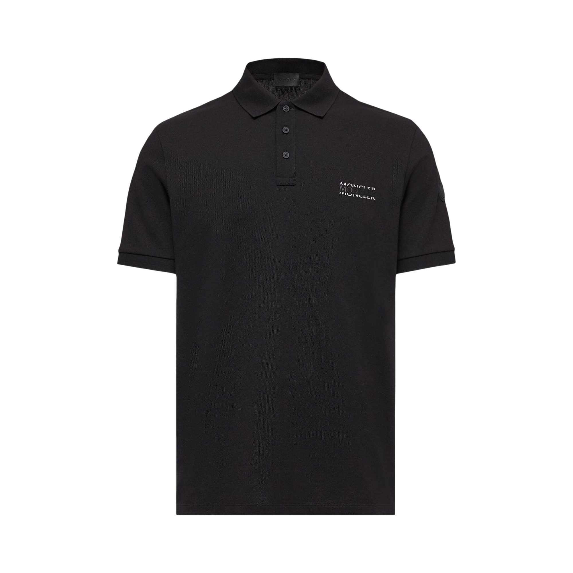 Moncler Short-Sleeve Polo 'Black'