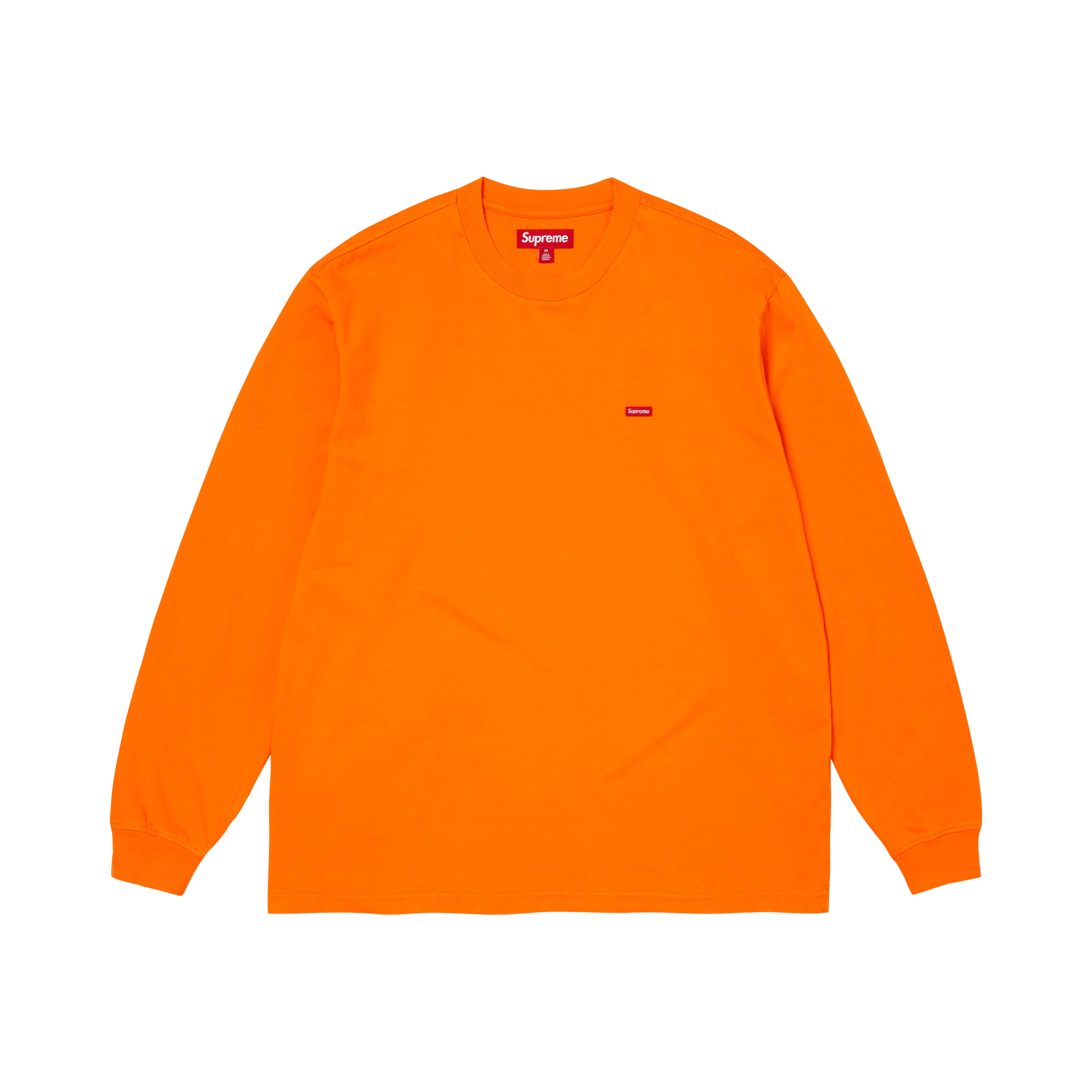 Supreme Small Box Long-Sleeve Tee 'Orange'