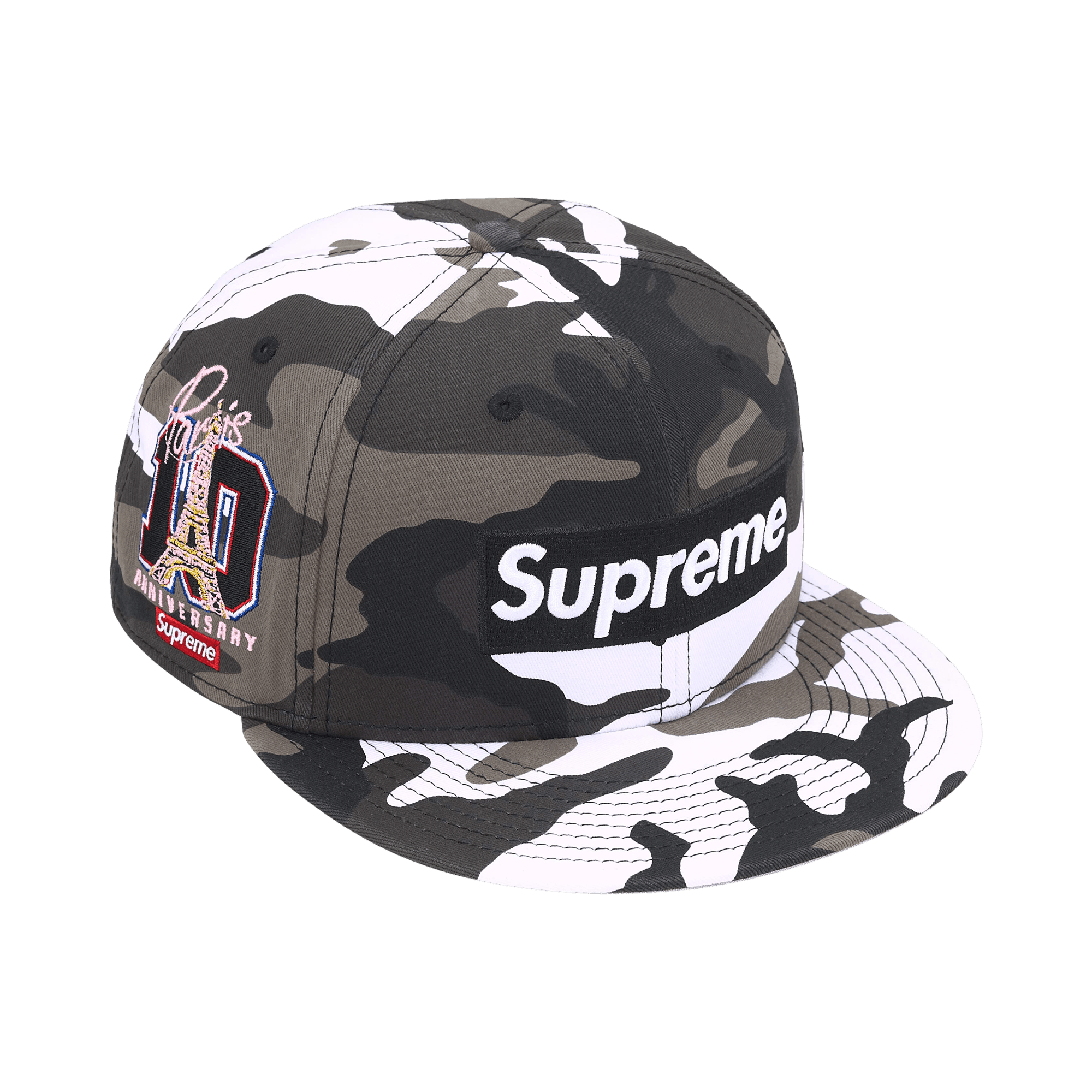 Supreme Shop Box Logo New Era 'Snow Camo Paris'
