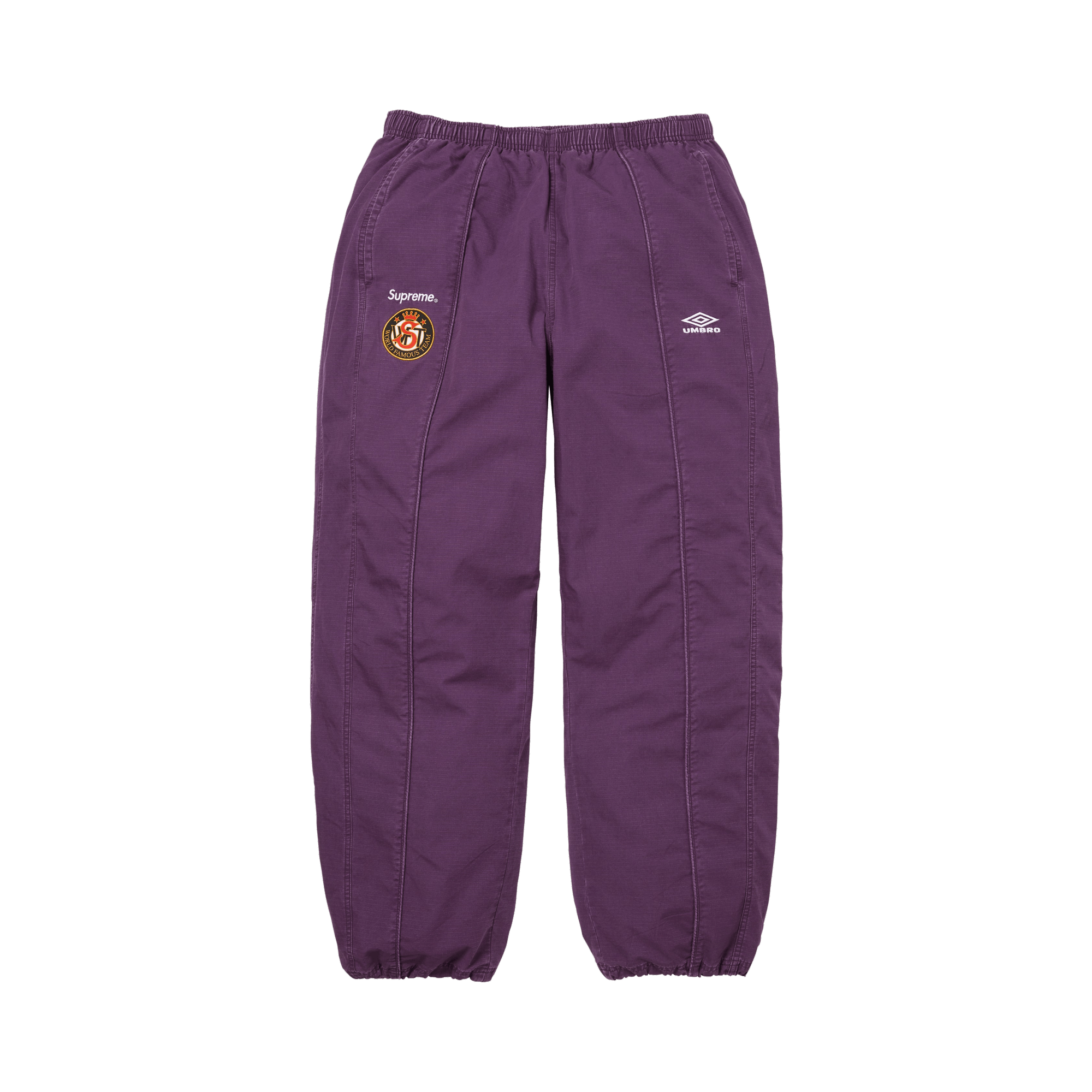 Supreme x Umbro Cotton Ripstop Track Pant 'Plum'