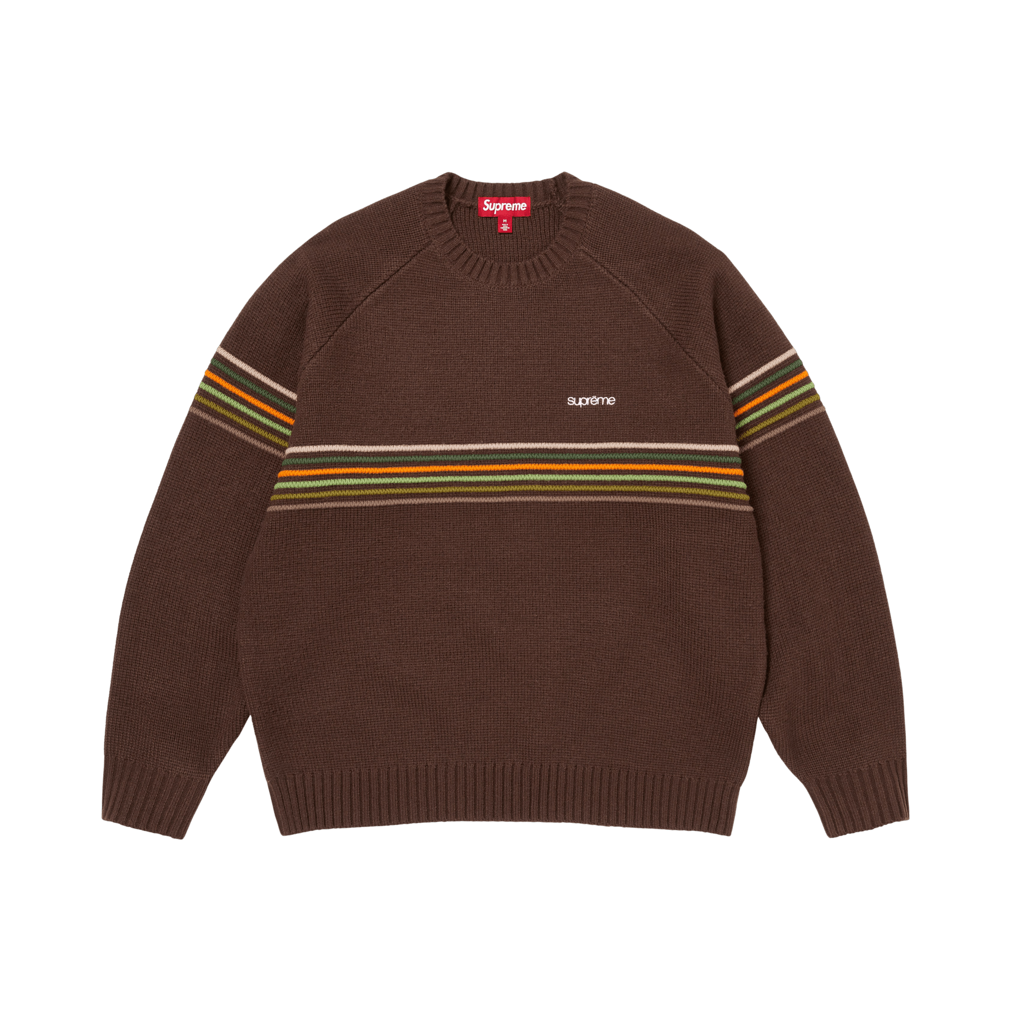 Supreme Raised Stripe Sweater 'Brown'