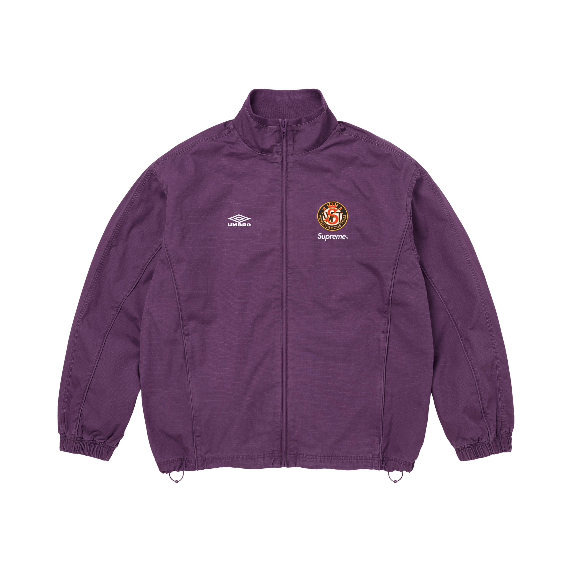 Supreme x Umbro Cotton Ripstop Track Jacket 'Plum'
