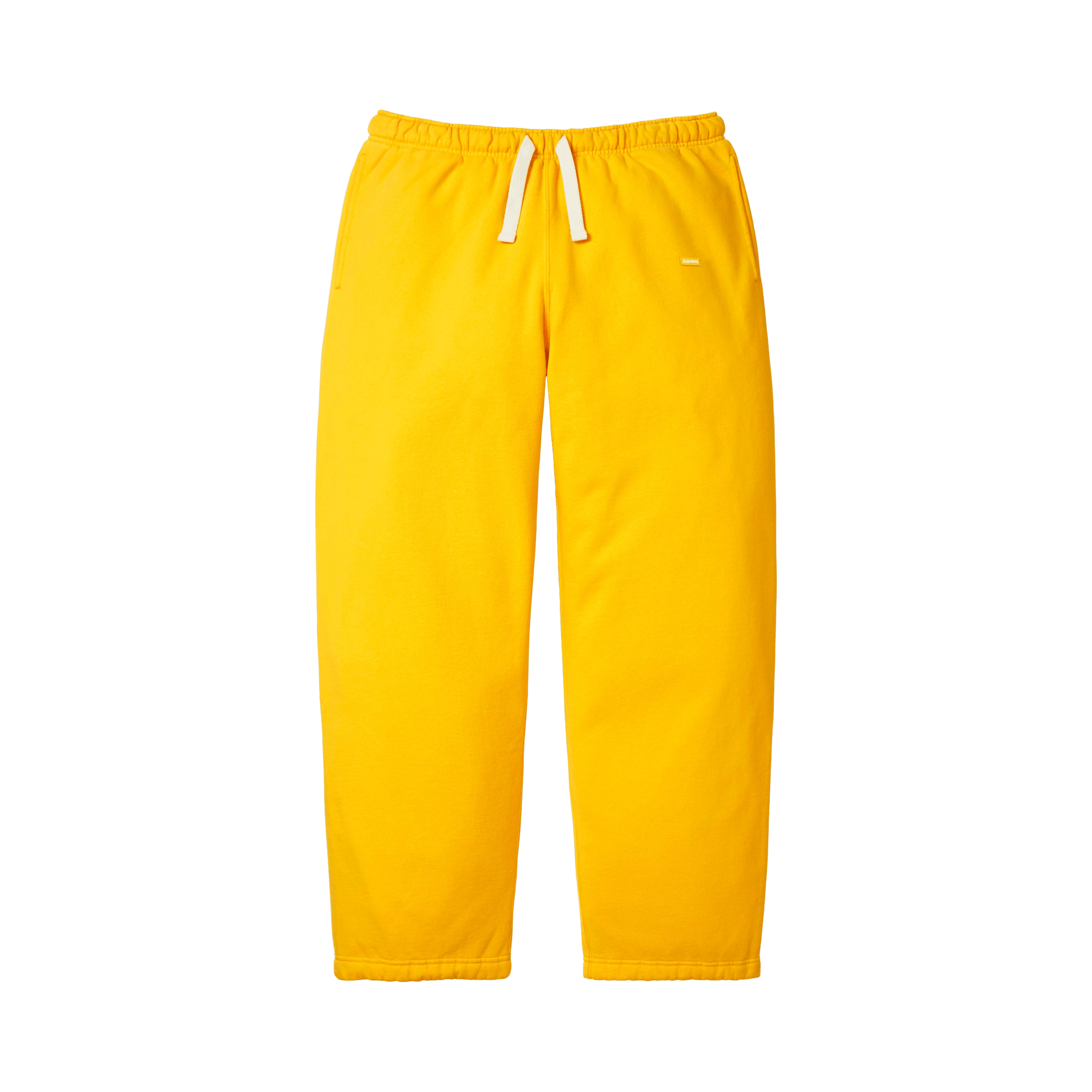 Supreme Small Box Drawstring Sweatpant 'Yellow'