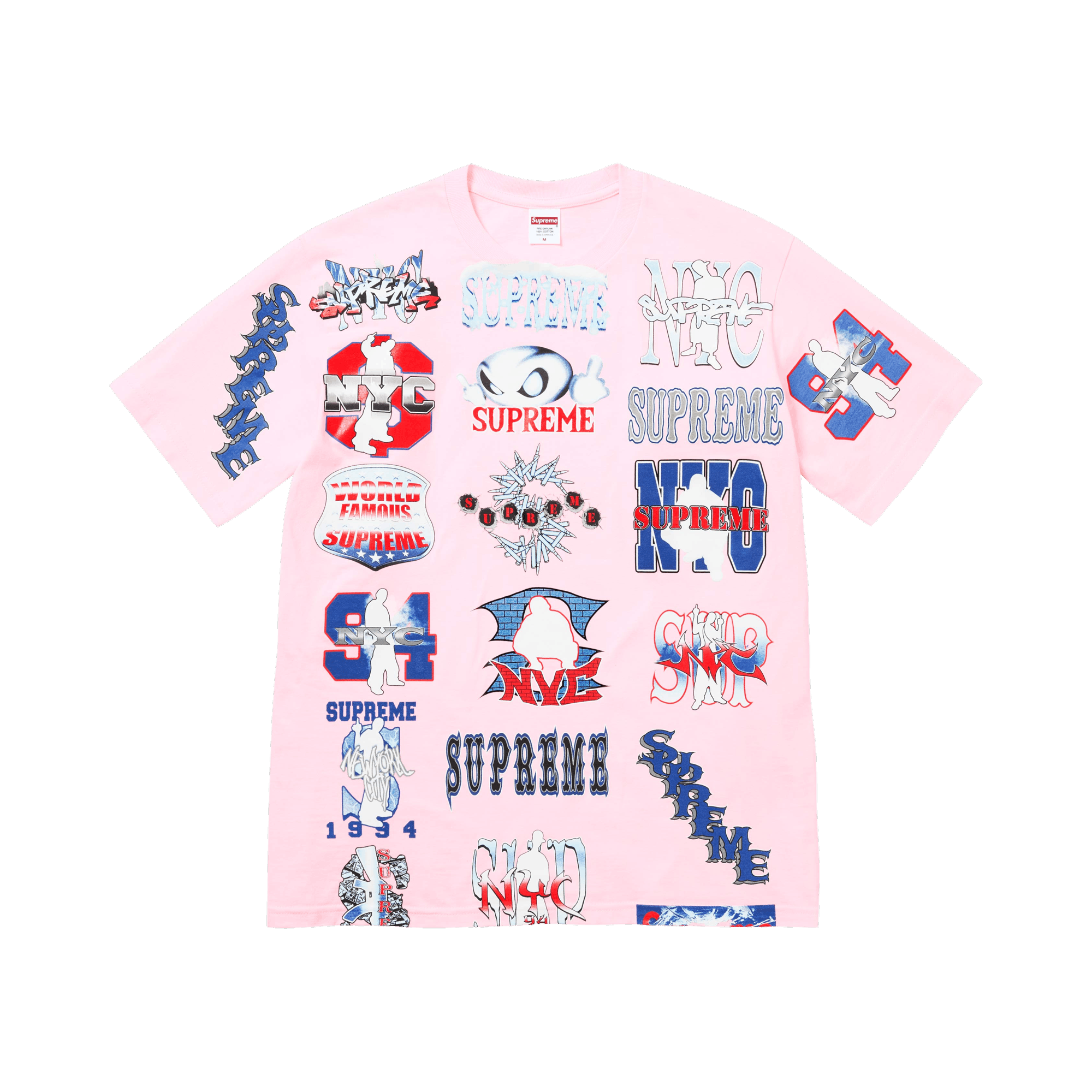 Supreme Flash Tee 'Light Pink'