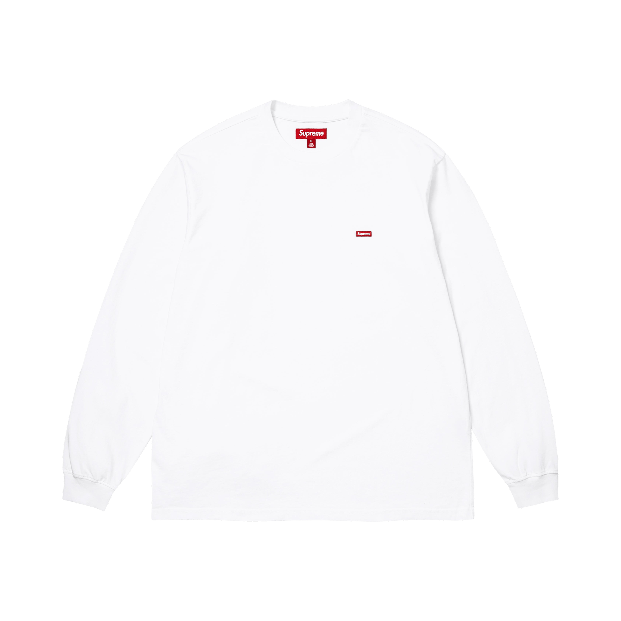 Supreme Small Box Long-Sleeve Tee 'White'