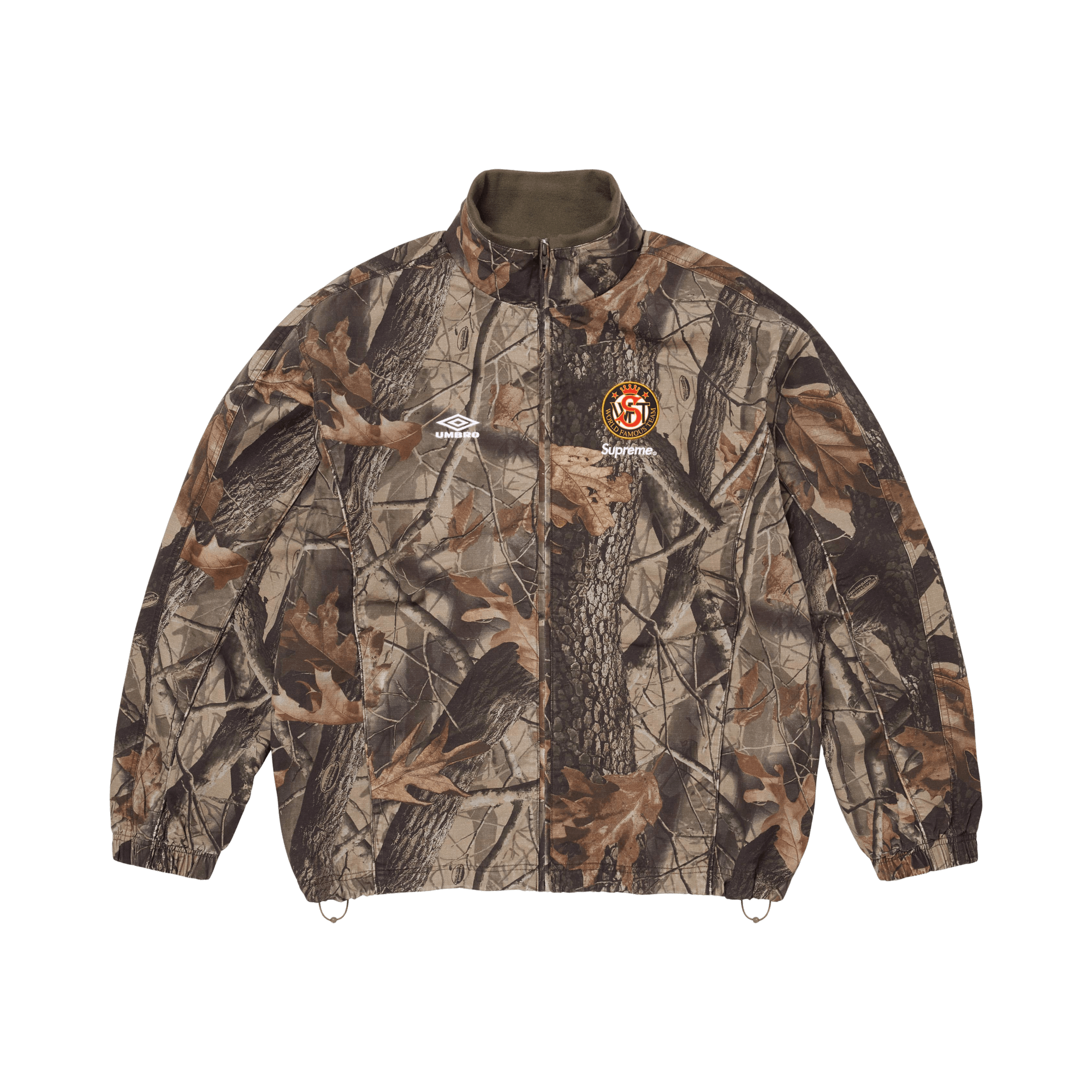 Supreme x Umbro Cotton Ripstop Track Jacket 'Realtree Hardwoods Camo'