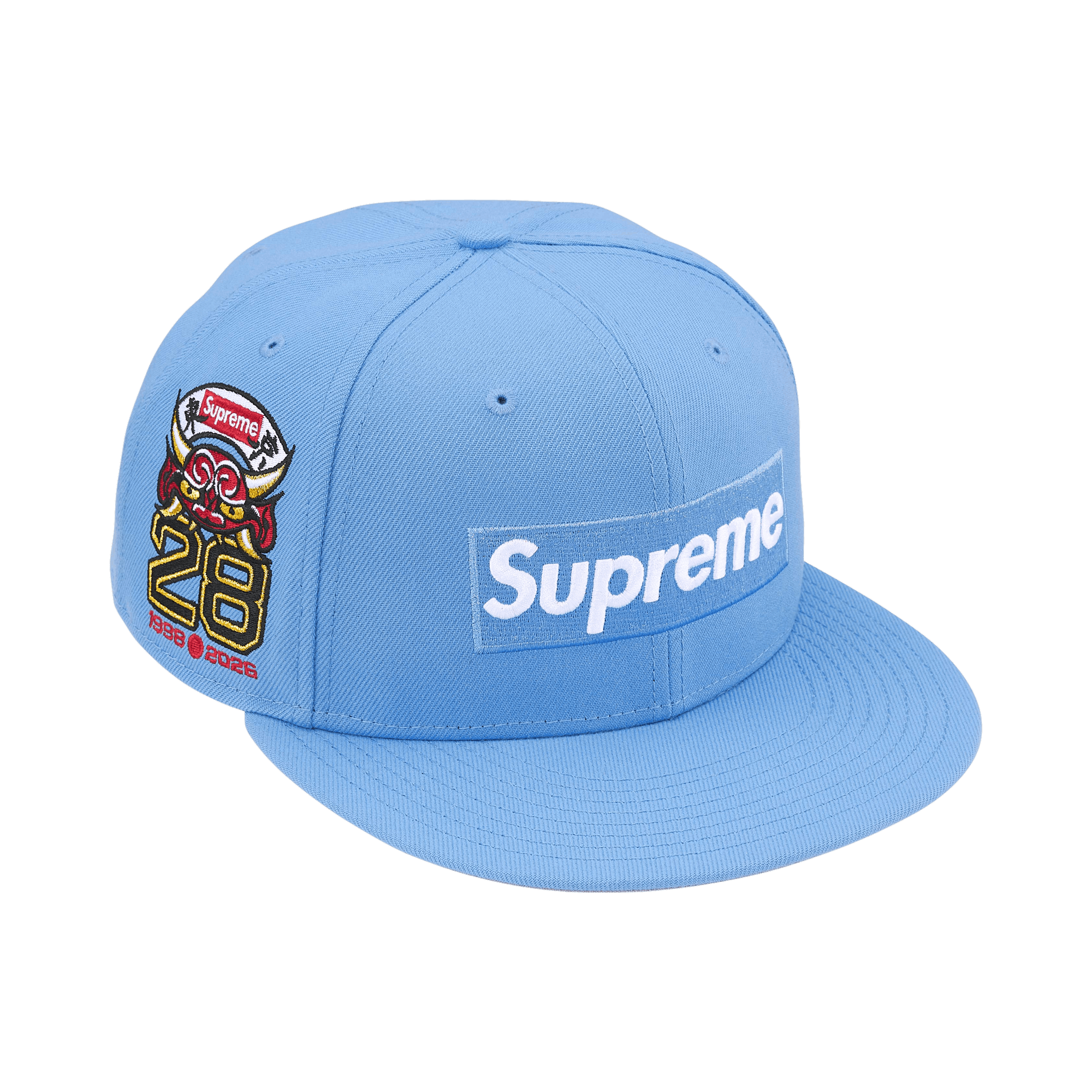 Supreme Shop Box Logo New Era 'Light Blue Tokyo'