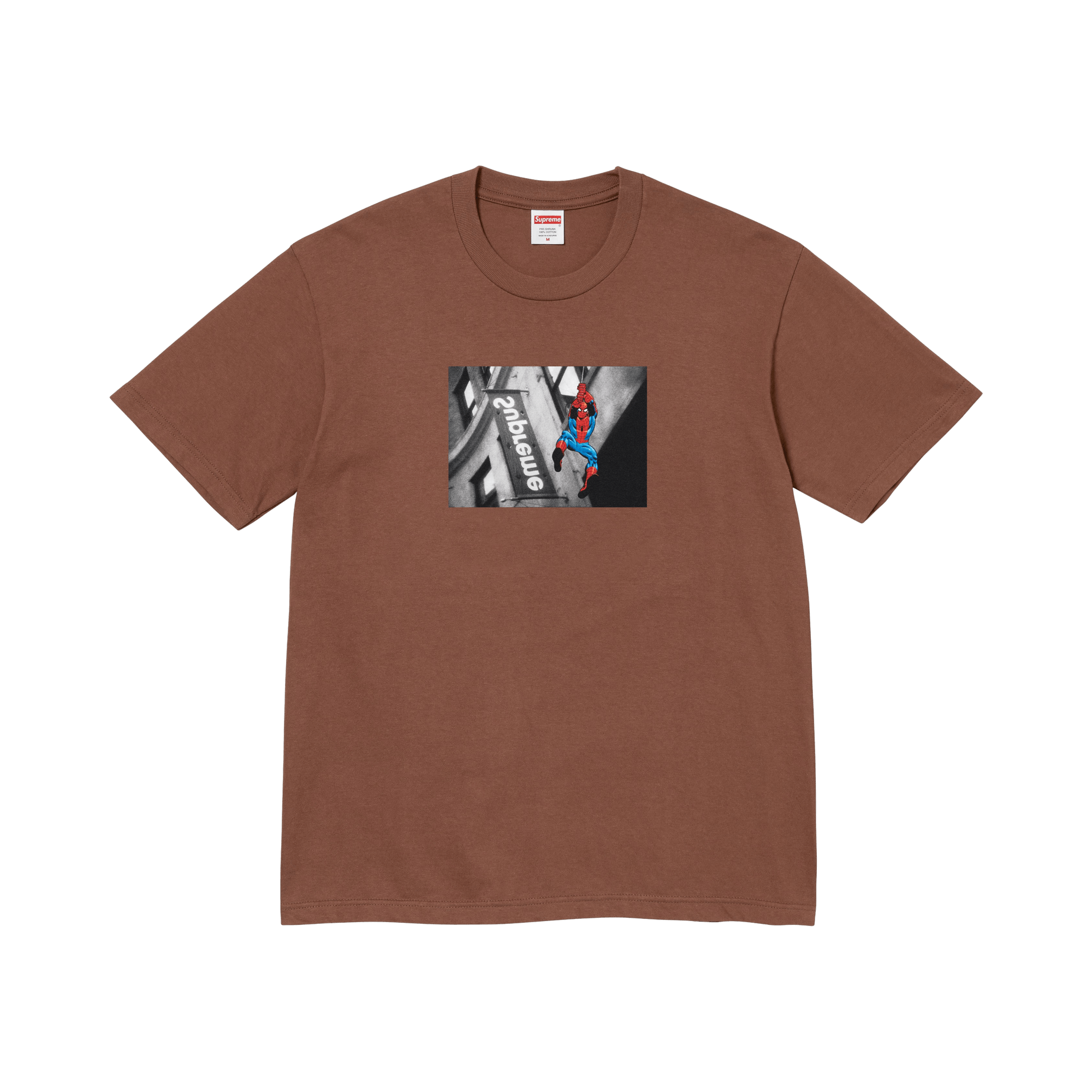Supreme x Spider-Man Tee 'Brown'