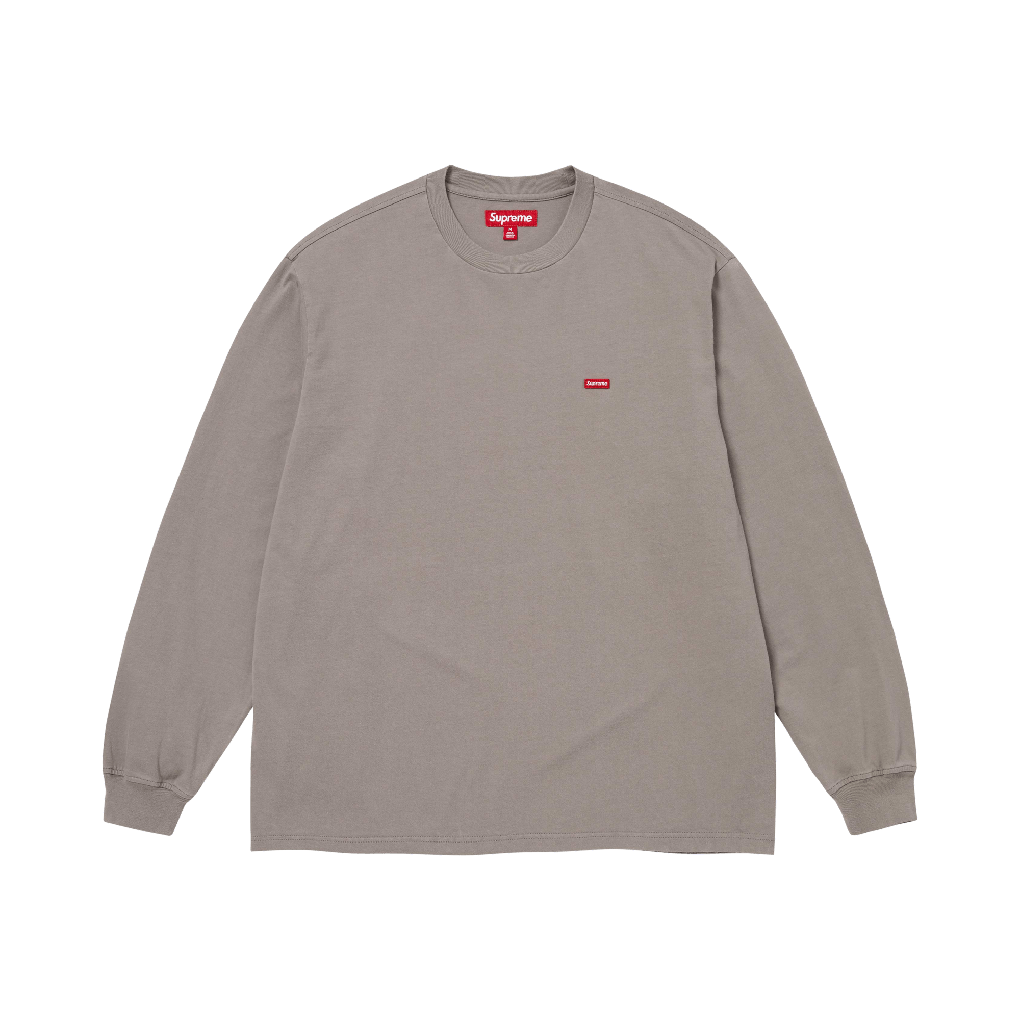 Supreme Small Box Long-Sleeve Tee 'Grey'
