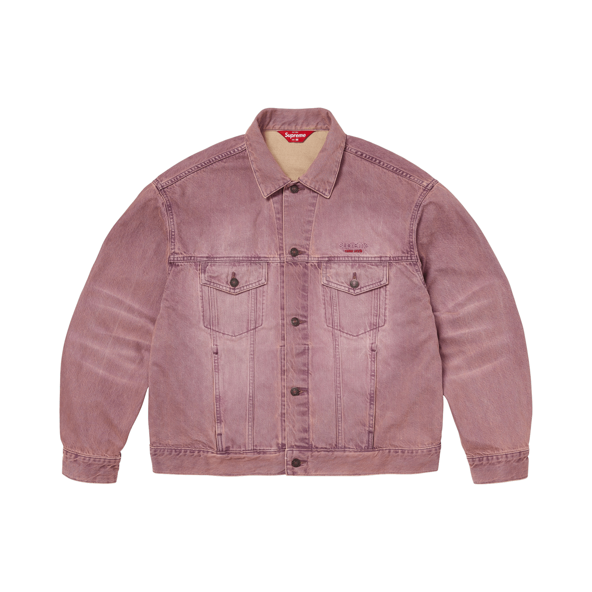 Supreme Denim Trucker Jacket 'Overdyed Purple'