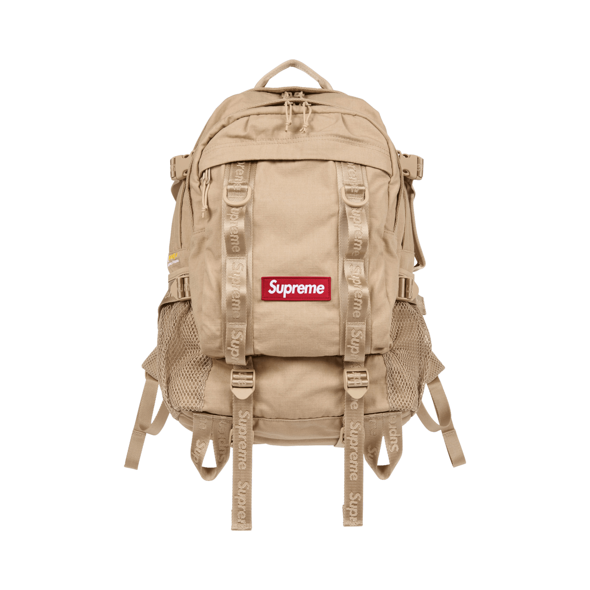 Buy Supreme Velvet Backpack 'Tan Leopard' - FW25B8 TAN LEOPARD | GOAT
