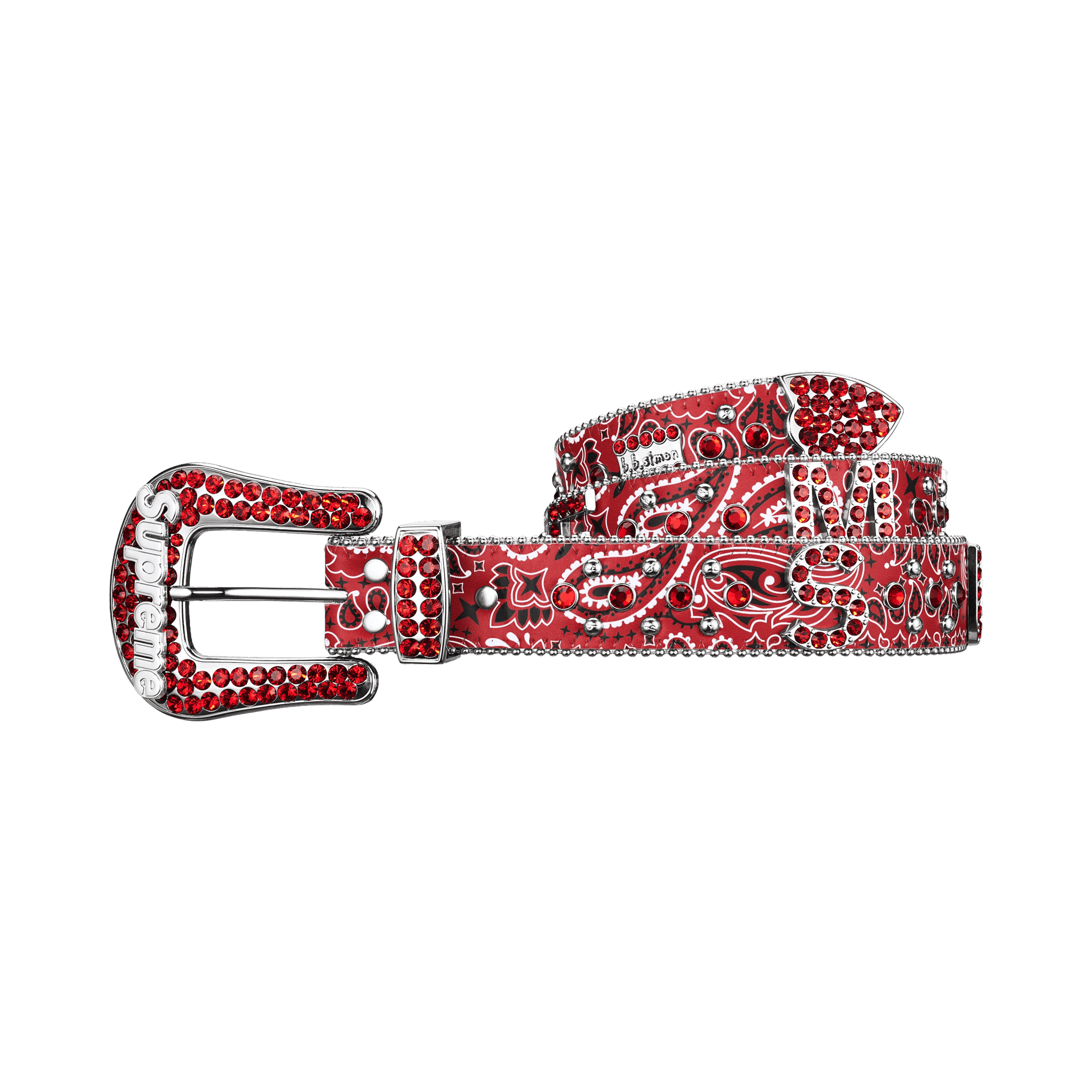 Buy Supreme x Number (N)Ine Studded Belt 'Red' - FW25A71 RED | GOAT