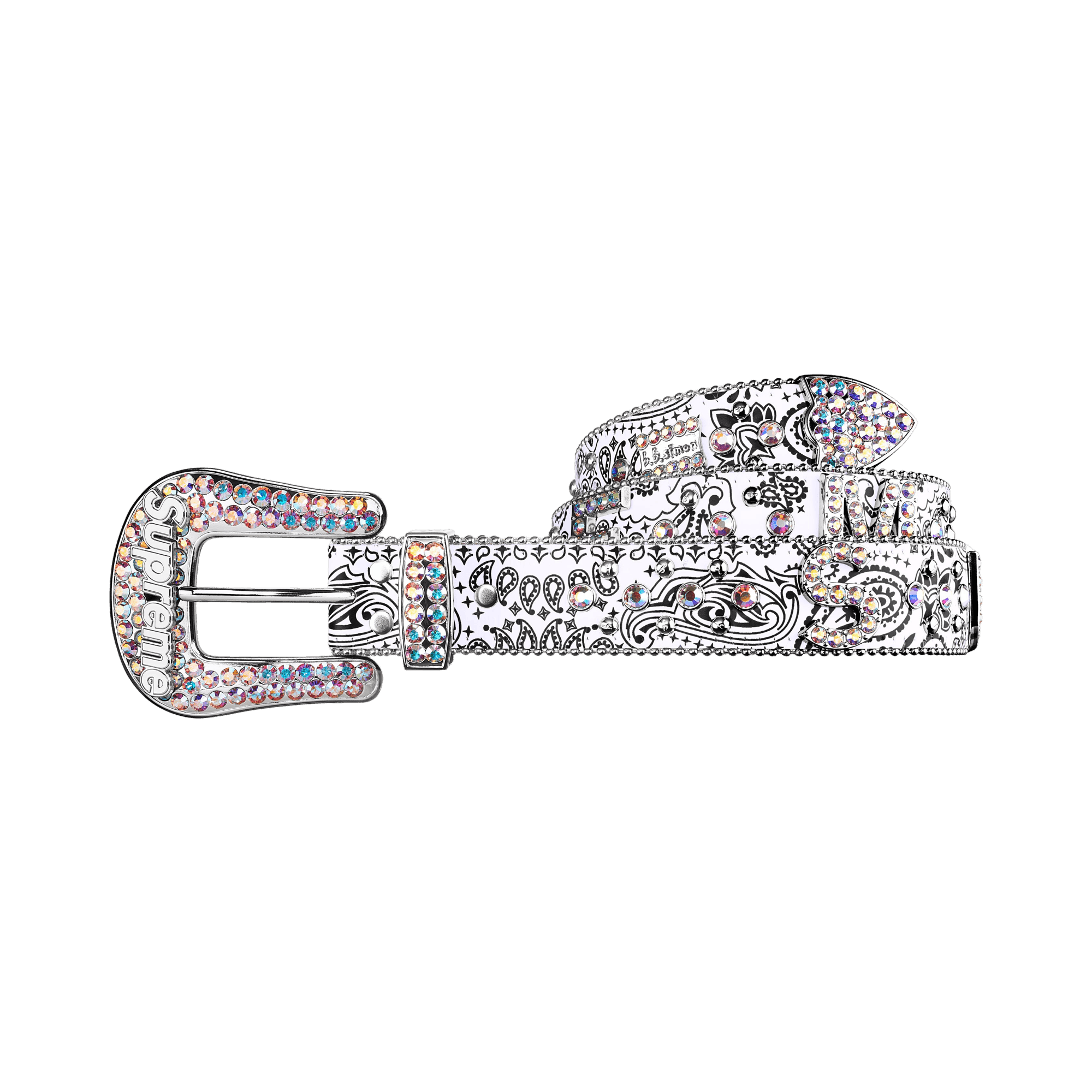 Buy Supreme Repeat Leather Belt 'Black' - FW25A111 BLACK | GOAT