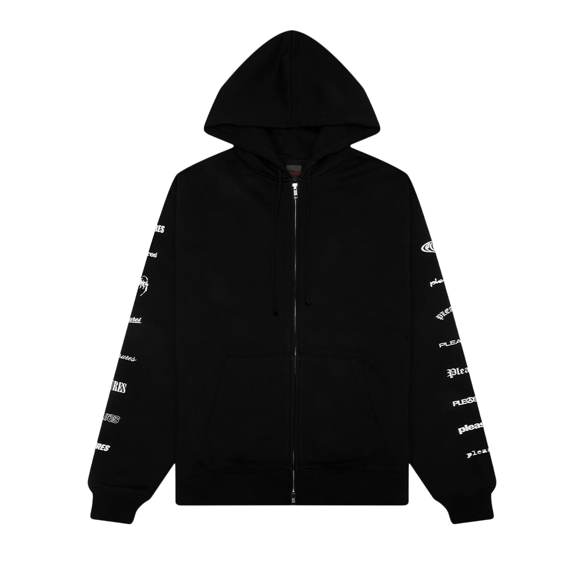 Pleasures Woodmark Zip Hoodie 'Black'