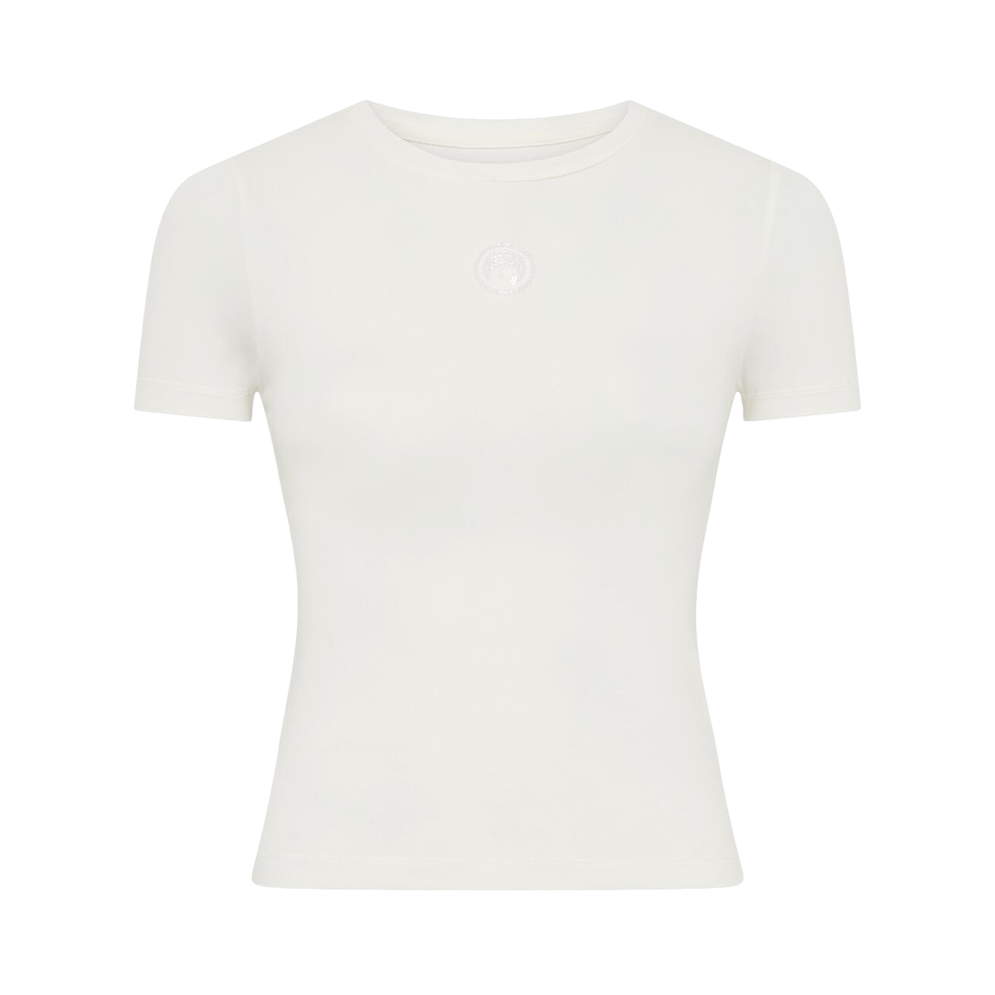 Marine Serre Pearl Logo Short-Sleeve Fit T-Shirt 'White'